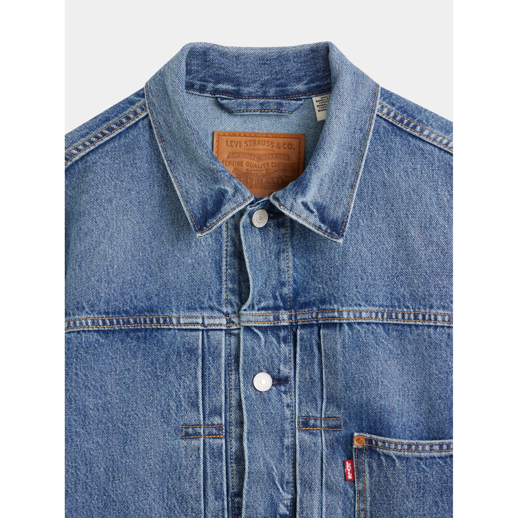 Levi's® Дънково яке A3174-0004 Син Loose Fit - Pepit.bg