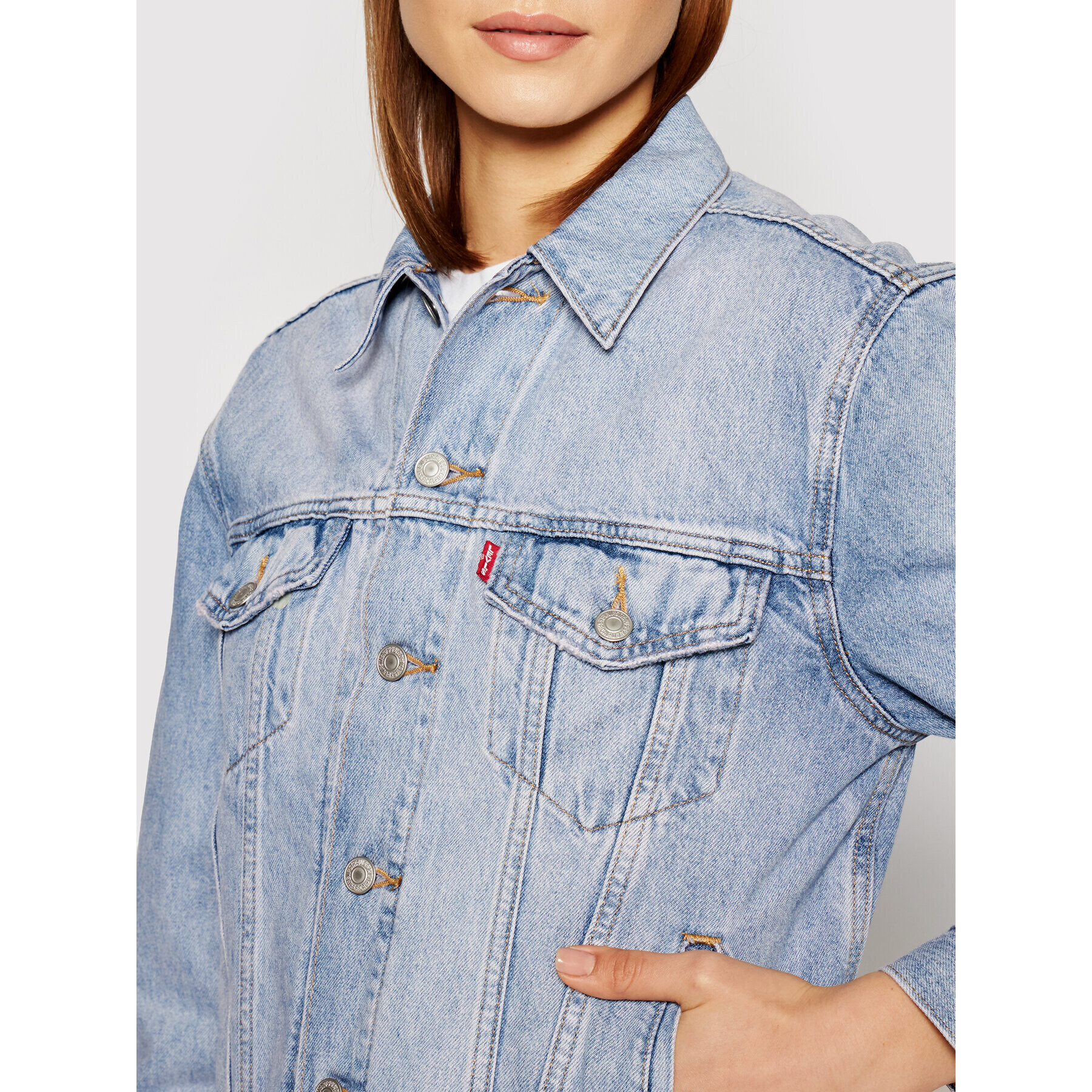 Levi's® Дънково яке Ex-Boyfriend Trucker 29944-0149 Син Relaxed Fit - Pepit.bg