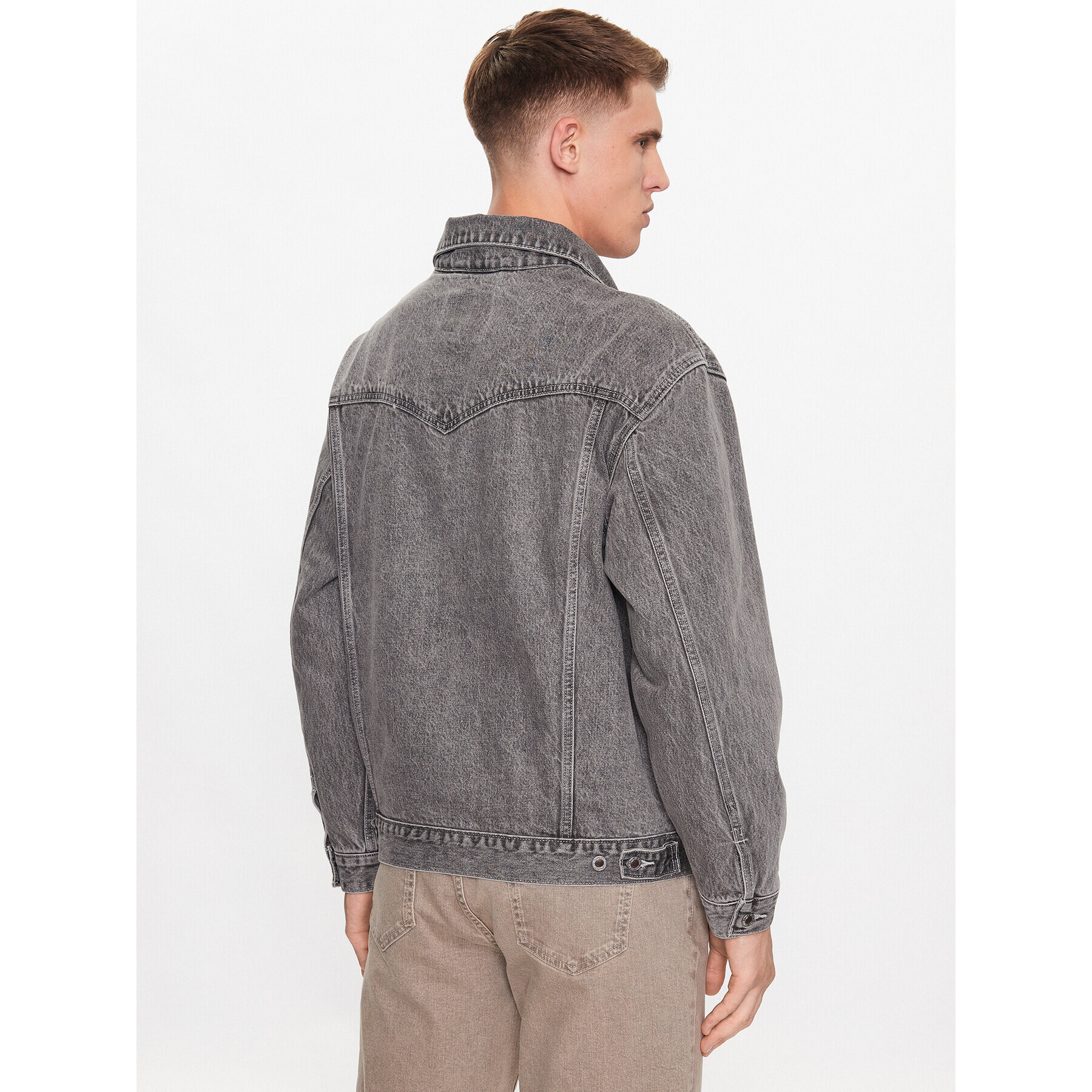 Levi's® Дънково яке Silvertab A3179-0002 Сив Relaxed Fit - Pepit.bg