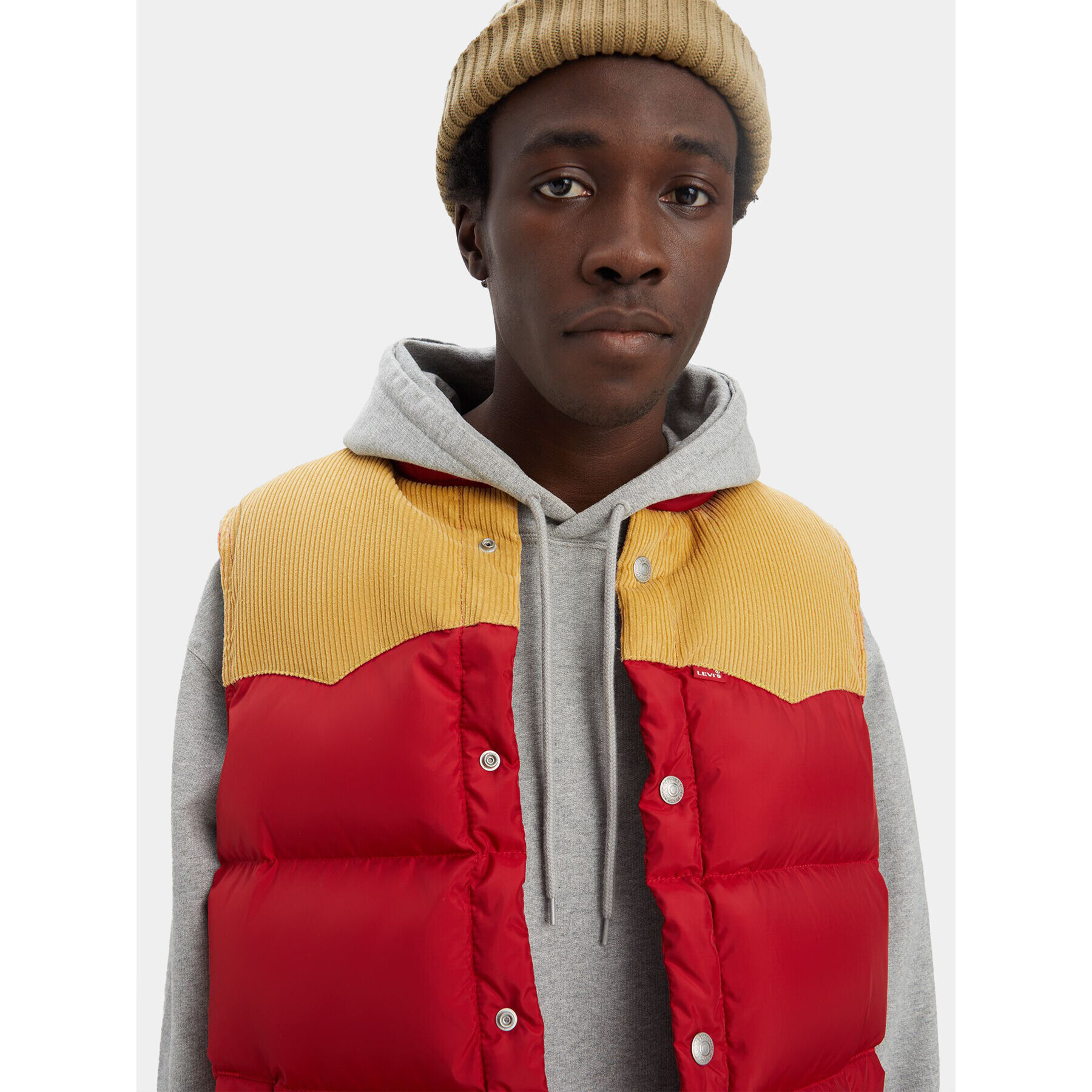 Levi's® Елек Western Super Puffer A5634-0003 Червен Regular Fit - Pepit.bg