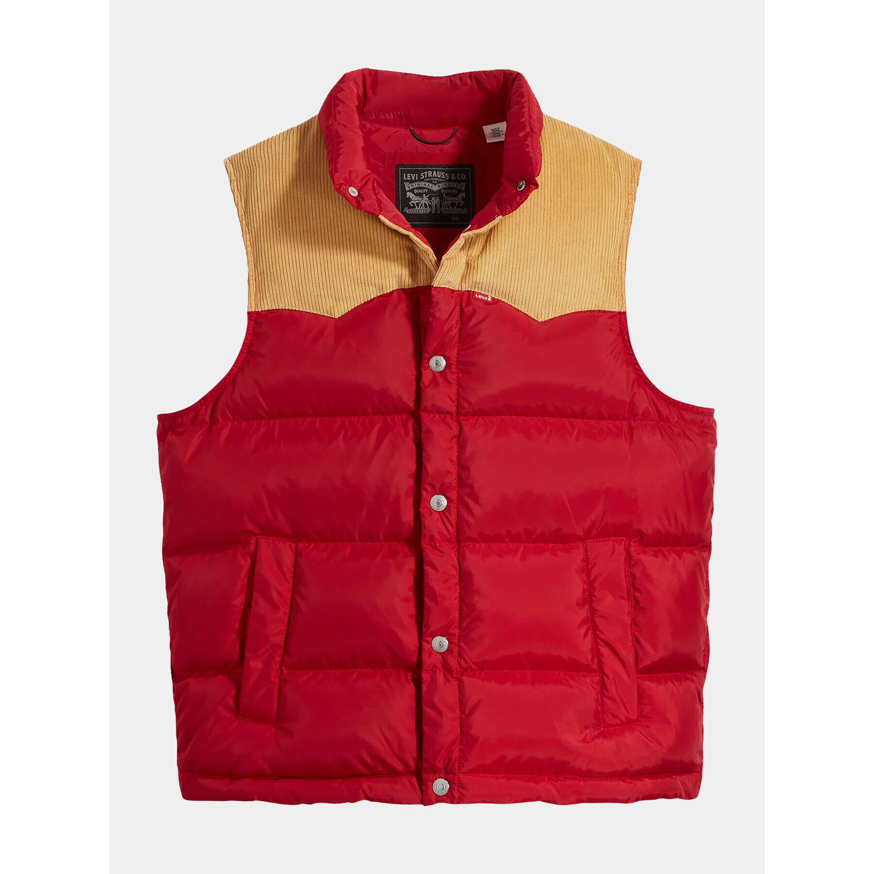 Levi's® Елек Western Super Puffer A5634-0003 Червен Regular Fit - Pepit.bg