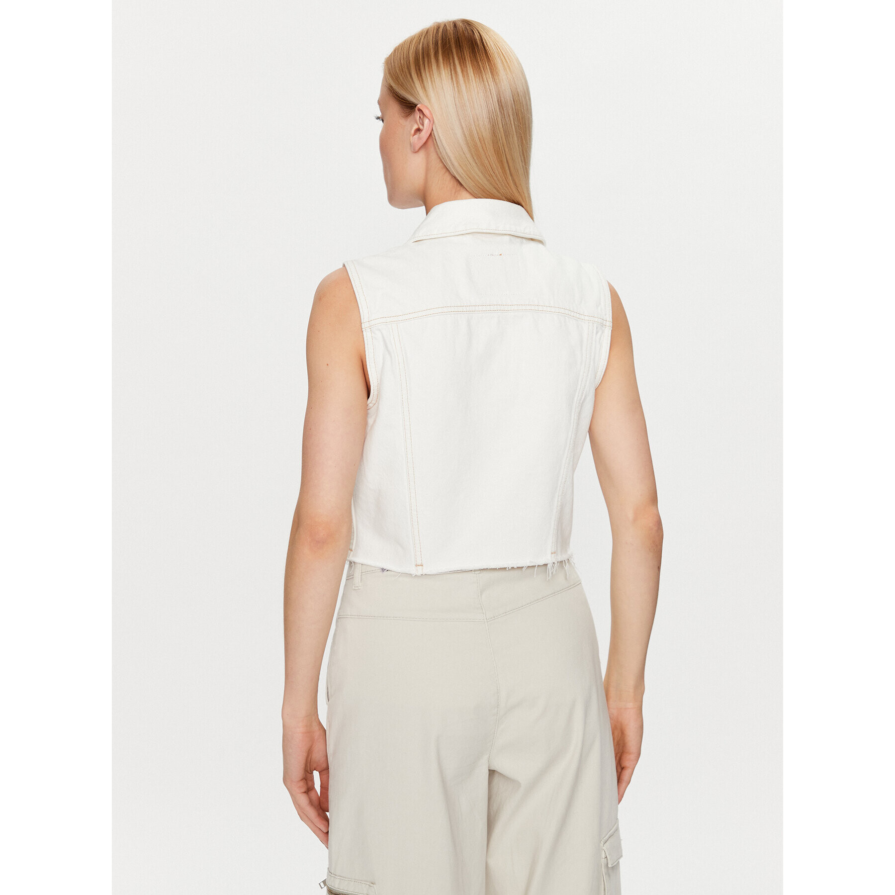 Levi's® Елек Xs A4855-0001 Бял Slim Fit - Pepit.bg