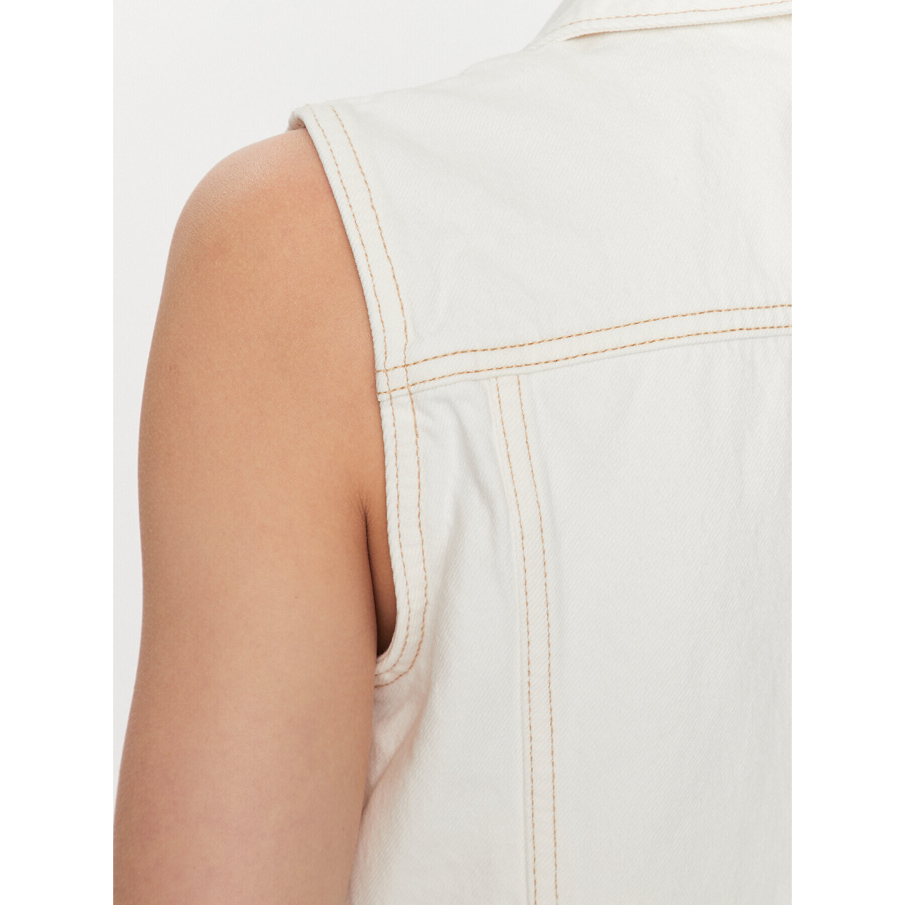 Levi's® Елек Xs A4855-0001 Бял Slim Fit - Pepit.bg
