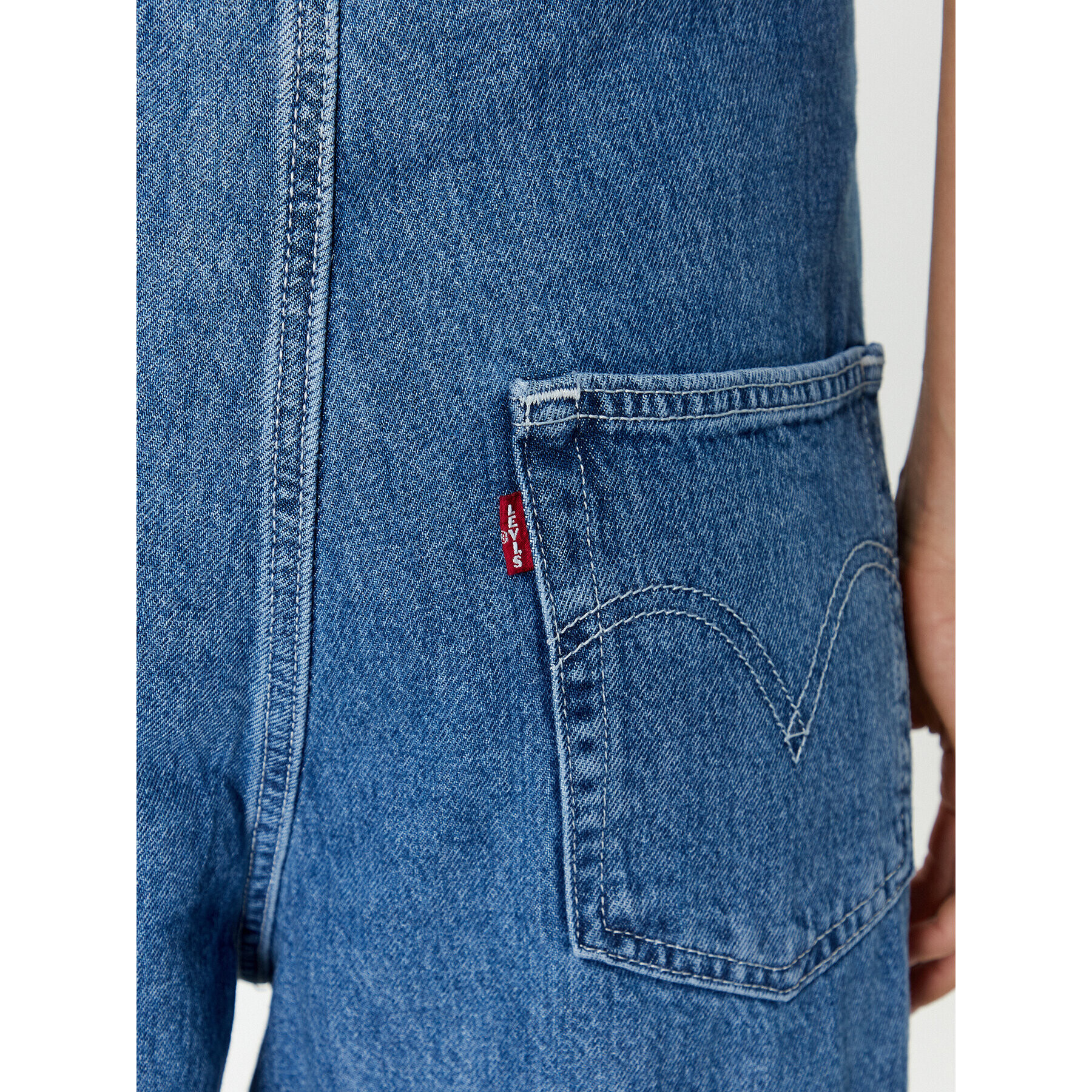 Levi's® Гащеризон с презрамки A6079-0000 Син Baggy Fit - Pepit.bg