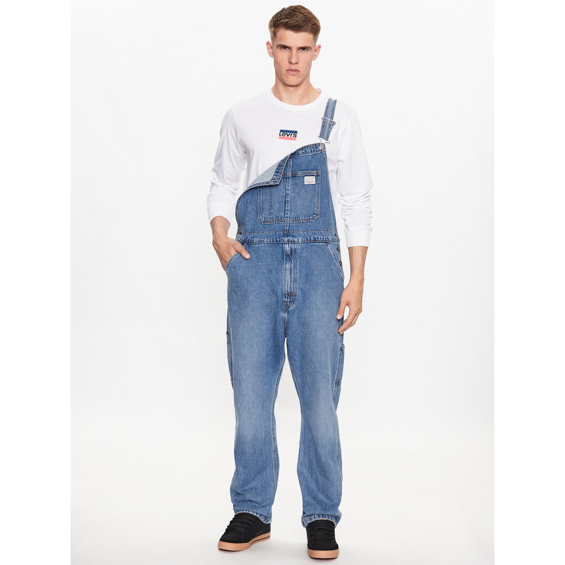 Levi's® Гащеризон с презрамки Red Tab™ 79107-0016 Син Loose Fit - Pepit.bg