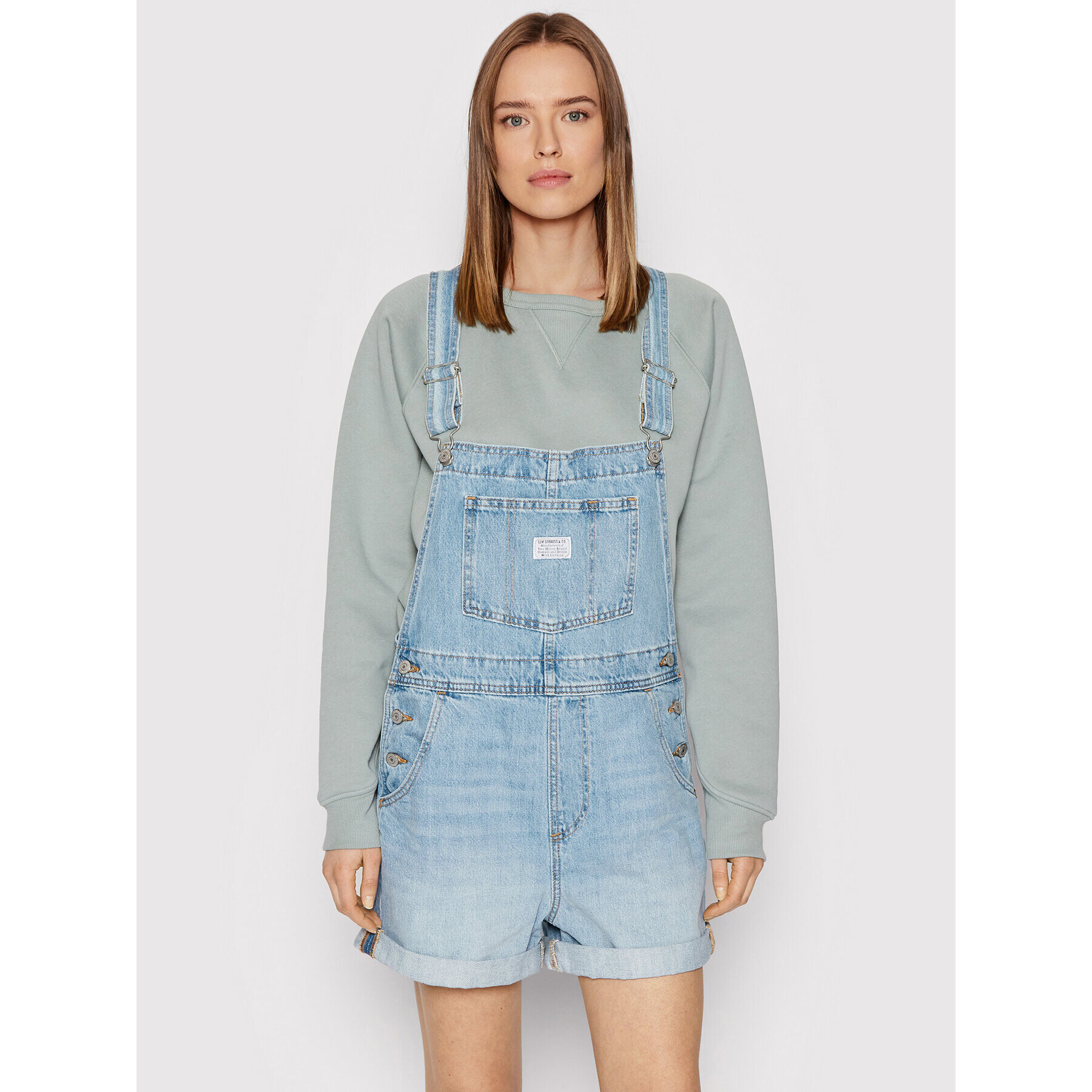 Levi's® Гащеризон с презрамки Vintage 52333-0030 Син Regular Fit - Pepit.bg