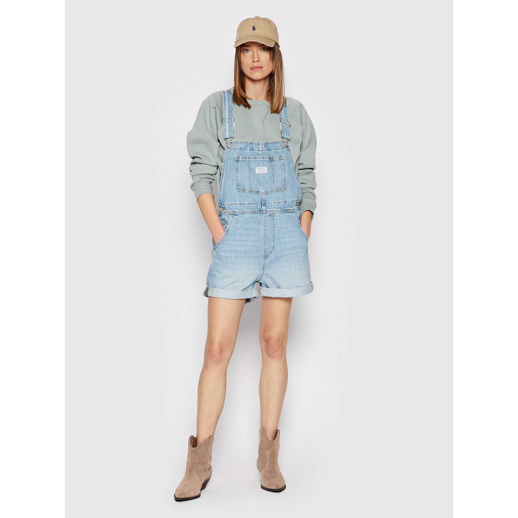 Levi's® Гащеризон с презрамки Vintage 52333-0030 Син Regular Fit - Pepit.bg