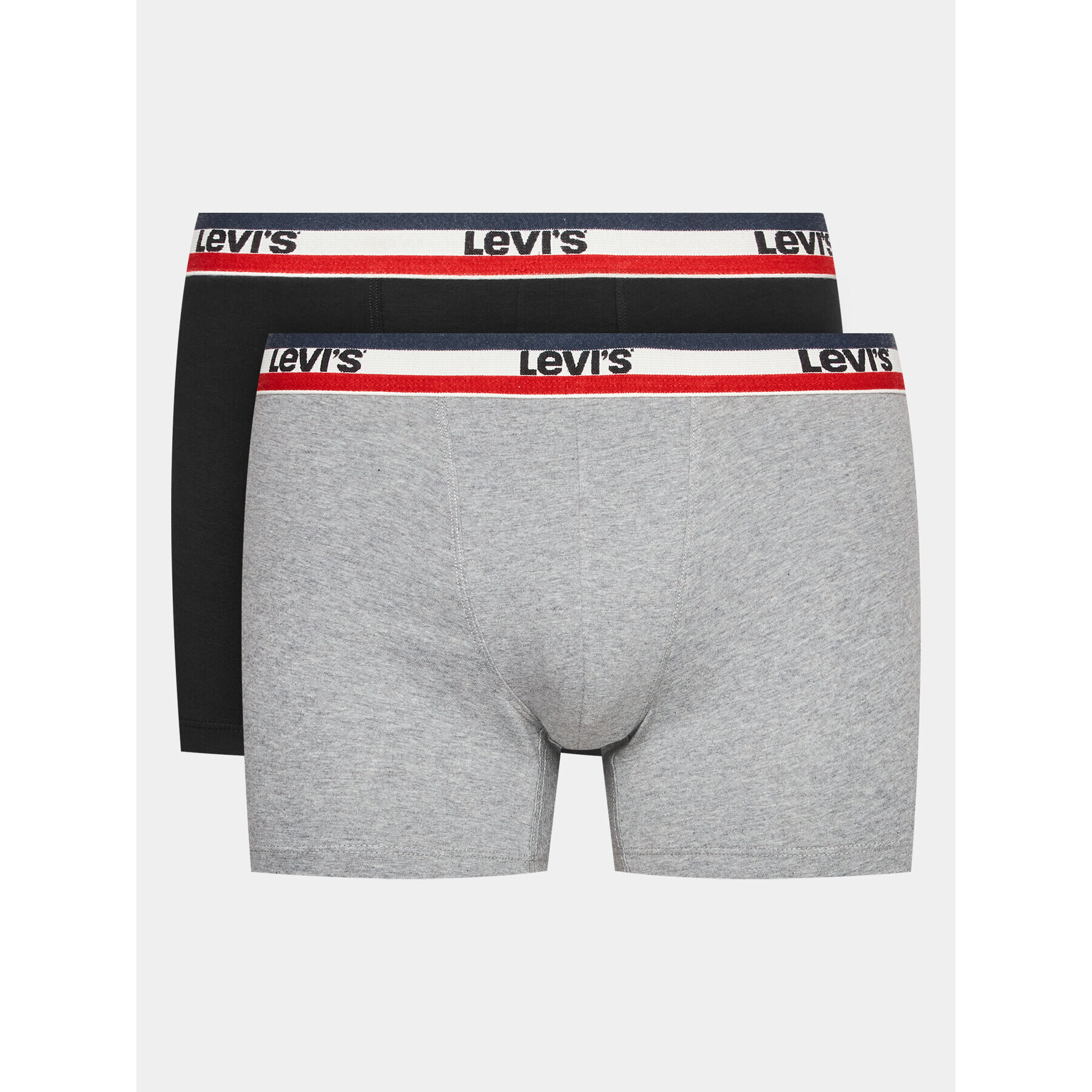 Levi's® Комплект 2 чифта боксерки 37149-0816 Сив - Pepit.bg