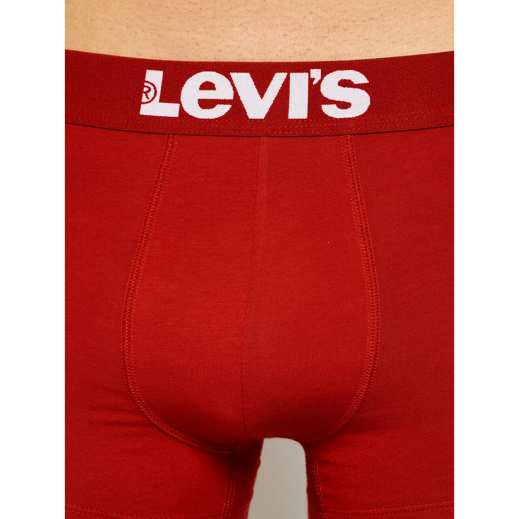 Levi's® Комплект 2 чифта боксерки Solid Basic 905002001 Червен - Pepit.bg