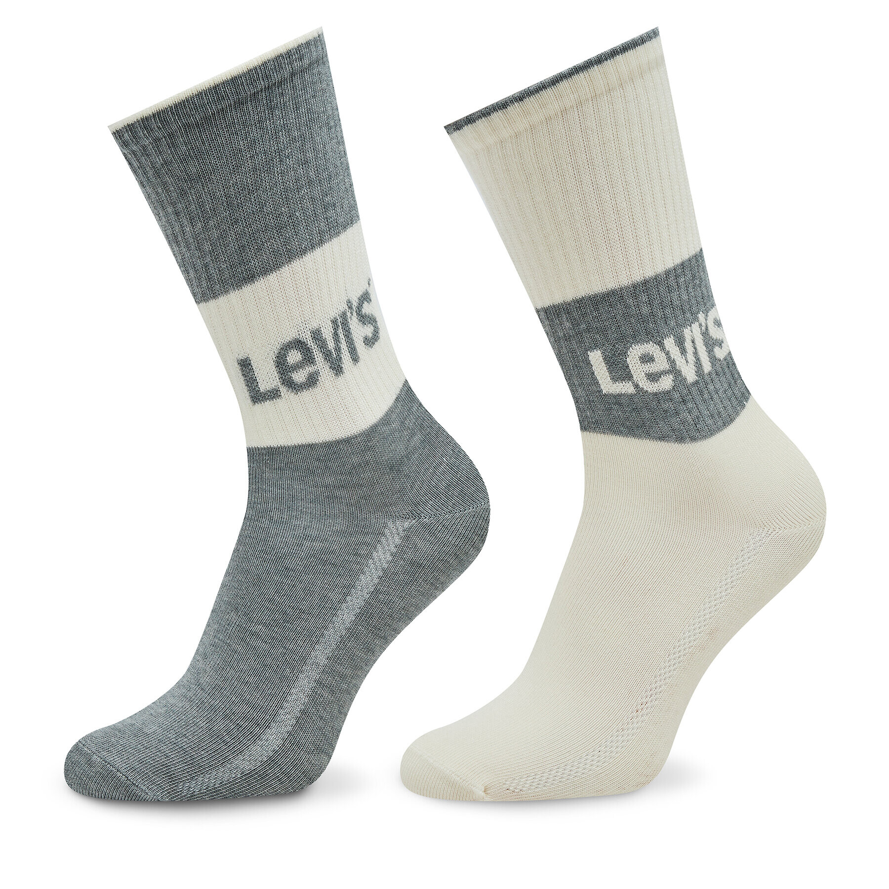 Levi's® Комплект 2 чифта дълги чорапи дамски 701218215 Сив - Pepit.bg