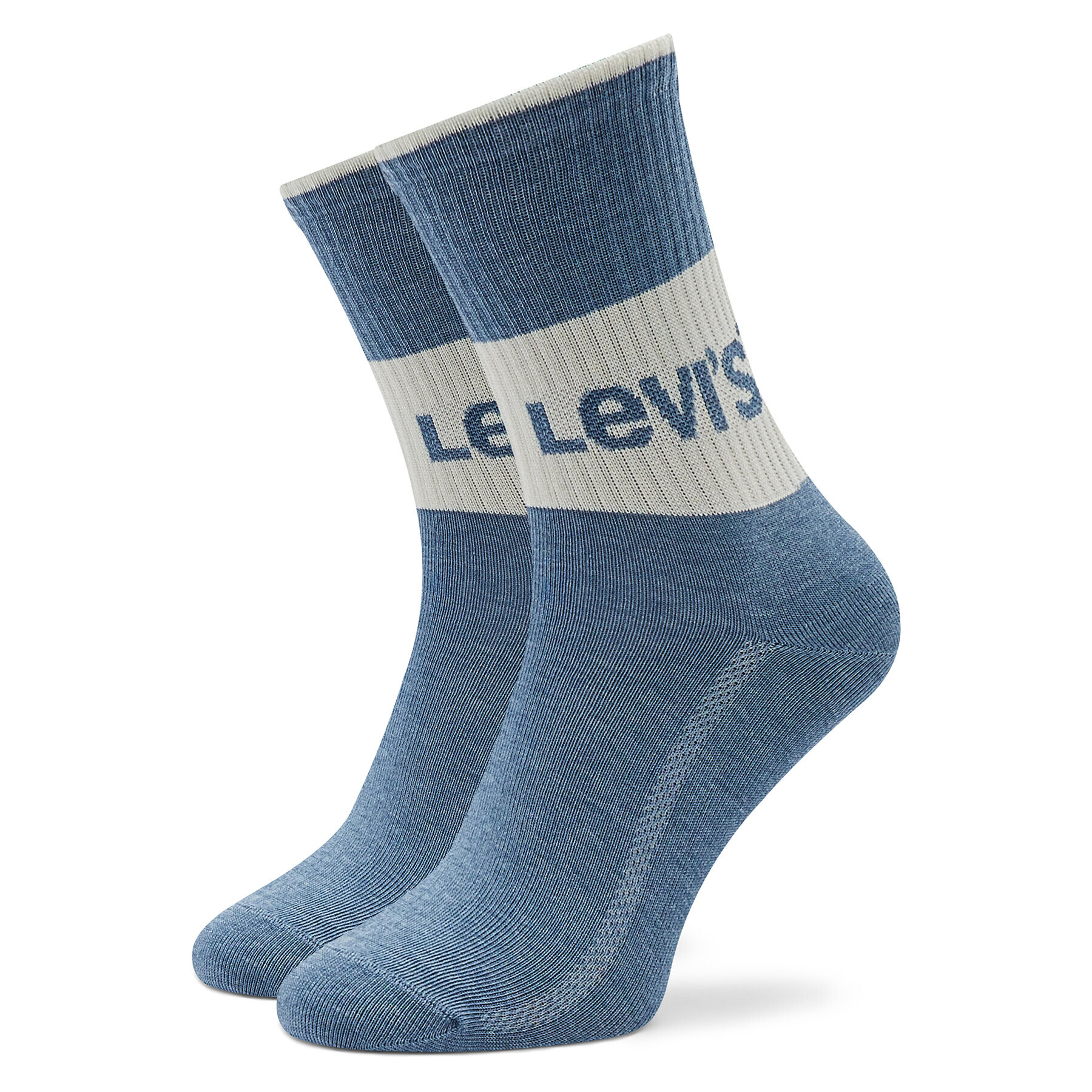 Levi's® Комплект 2 чифта дълги чорапи мъжки 701218215 Син - Pepit.bg