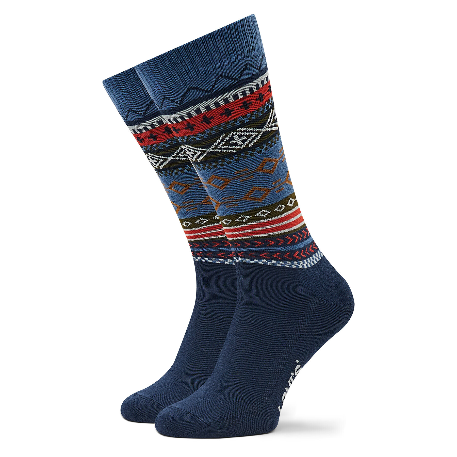 Levi's® Комплект 2 чифта дълги чорапи мъжки 701220665 Тъмносин - Pepit.bg
