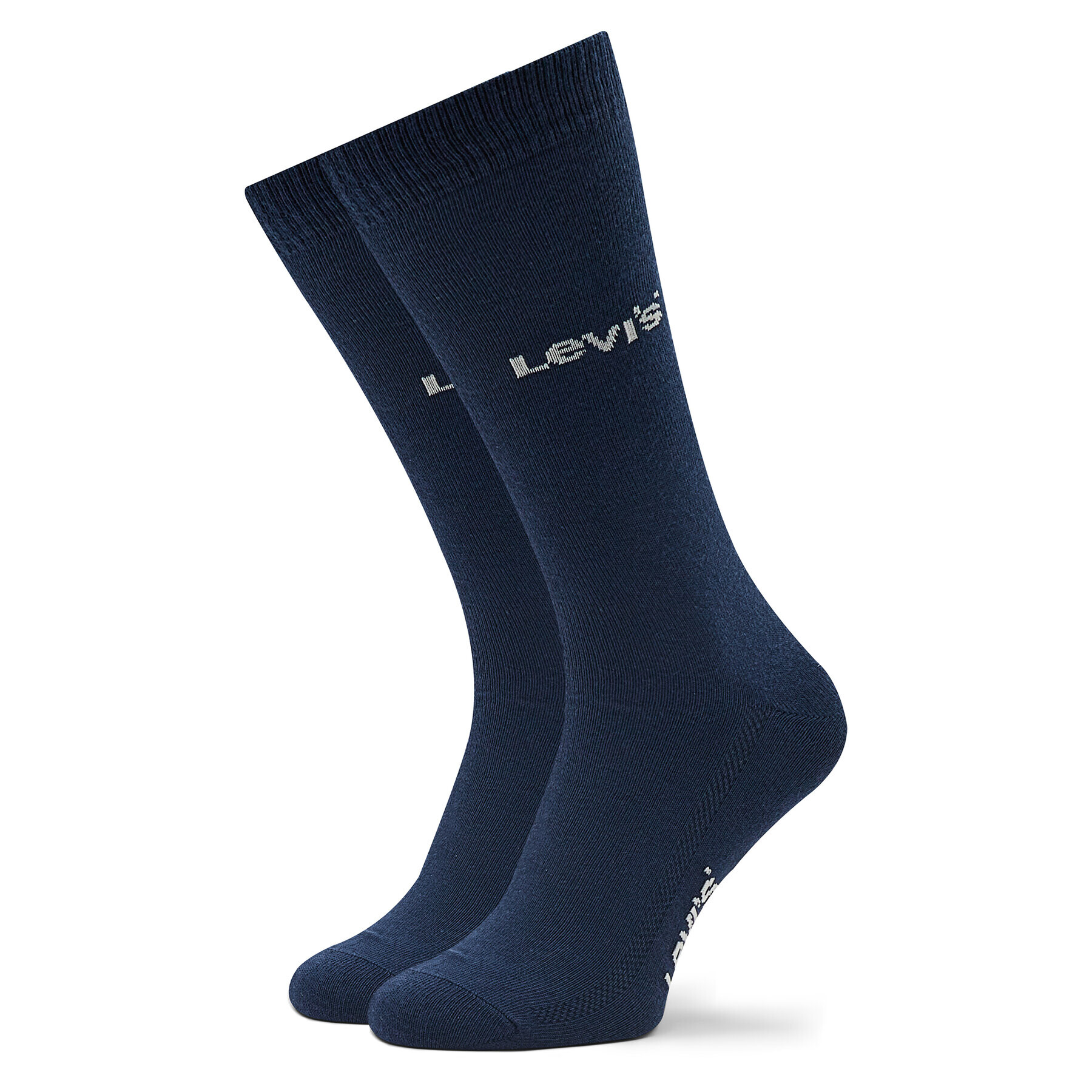 Levi's® Комплект 2 чифта дълги чорапи мъжки 701220665 Тъмносин - Pepit.bg