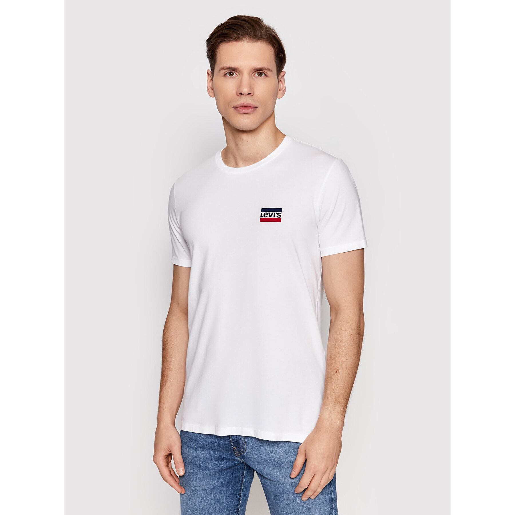 Levi's® Комплект 2 тишъртки 79681-0014 Бял Slim Fit - Pepit.bg