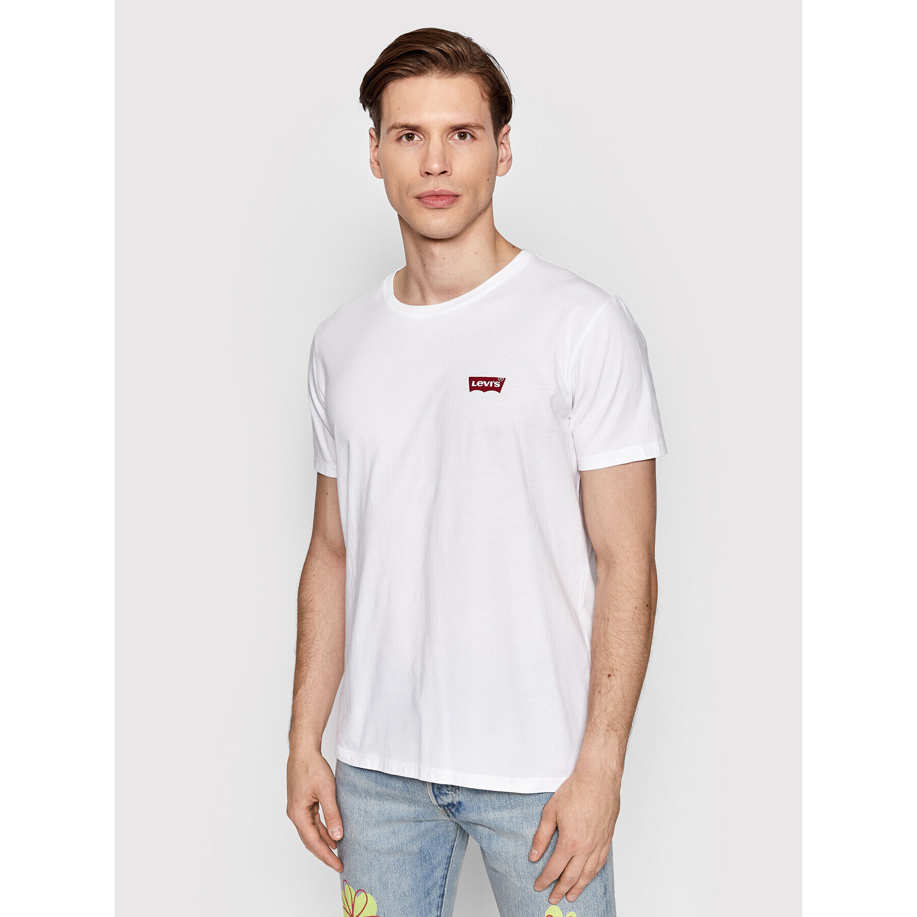 Levi's® Комплект 2 тишъртки 79681-0026 Бял Slim Fit - Pepit.bg