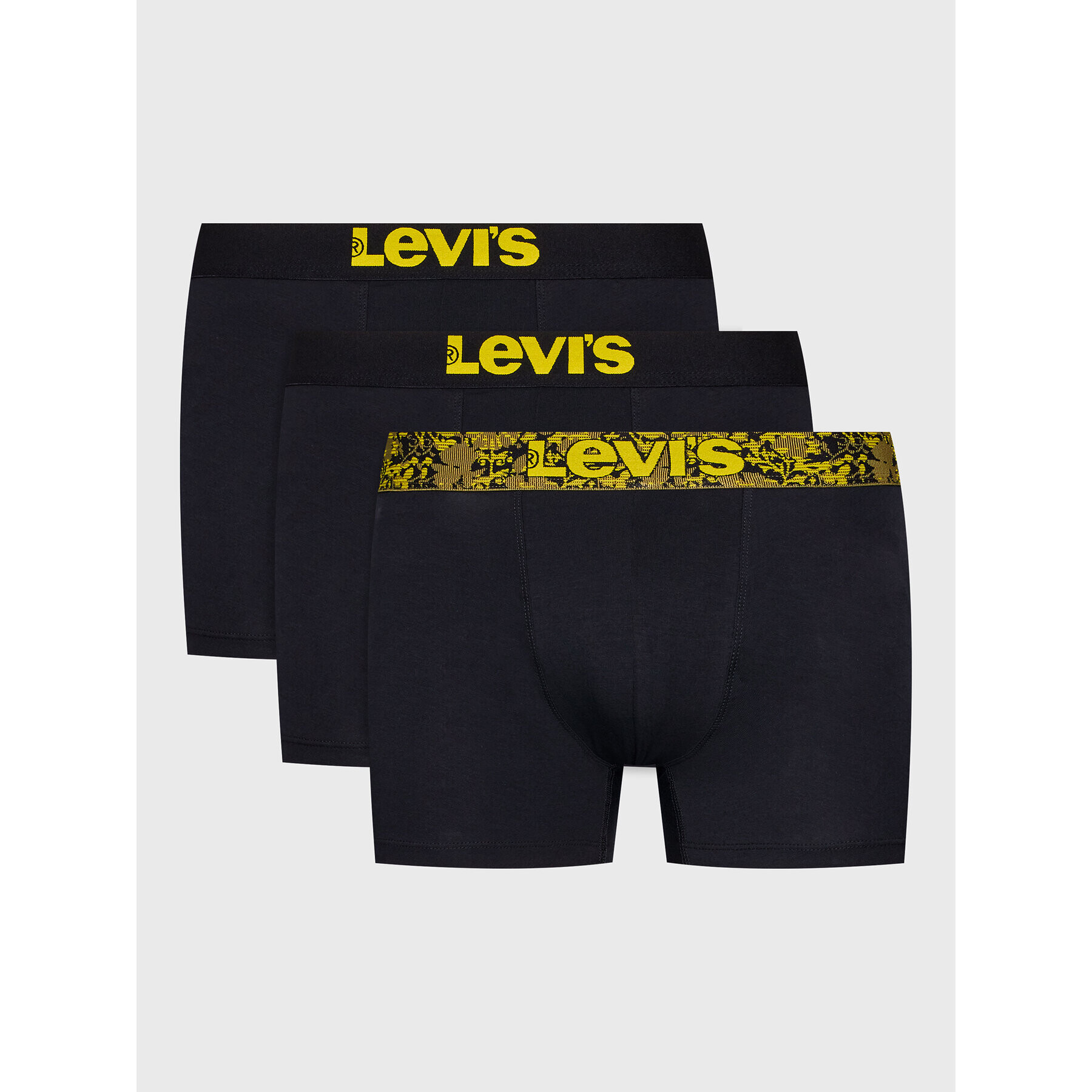 Levi's® Комплект 3 чифта боксерки 701220657 Черен - Pepit.bg