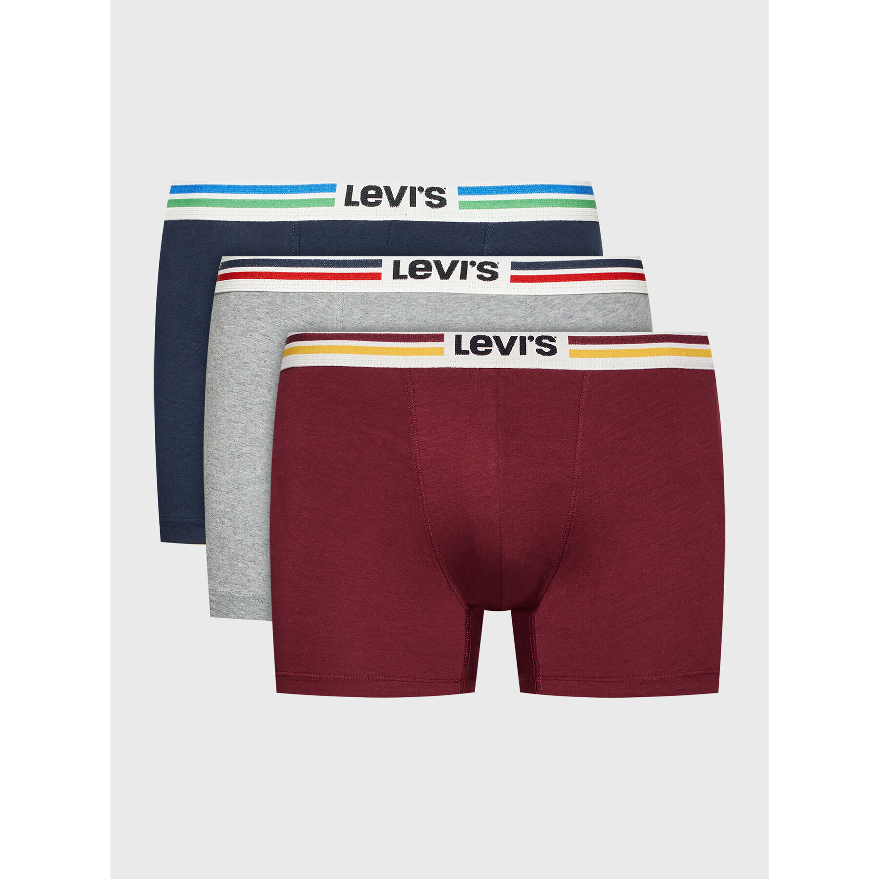 Levi's® Комплект 3 чифта боксерки 701221226 Цветен - Pepit.bg