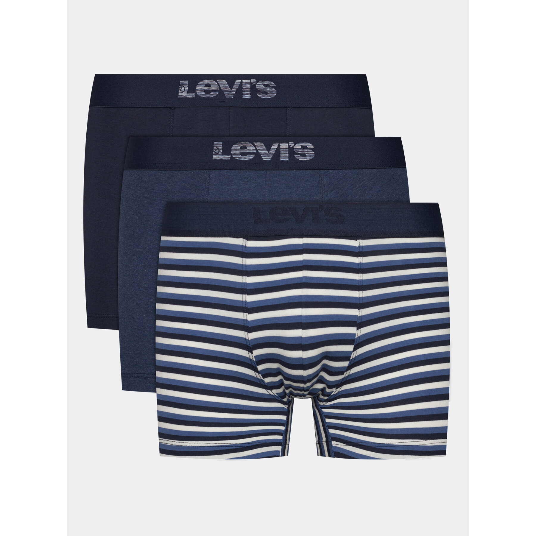Levi's® Комплект 3 чифта боксерки 701224661 Син - Pepit.bg