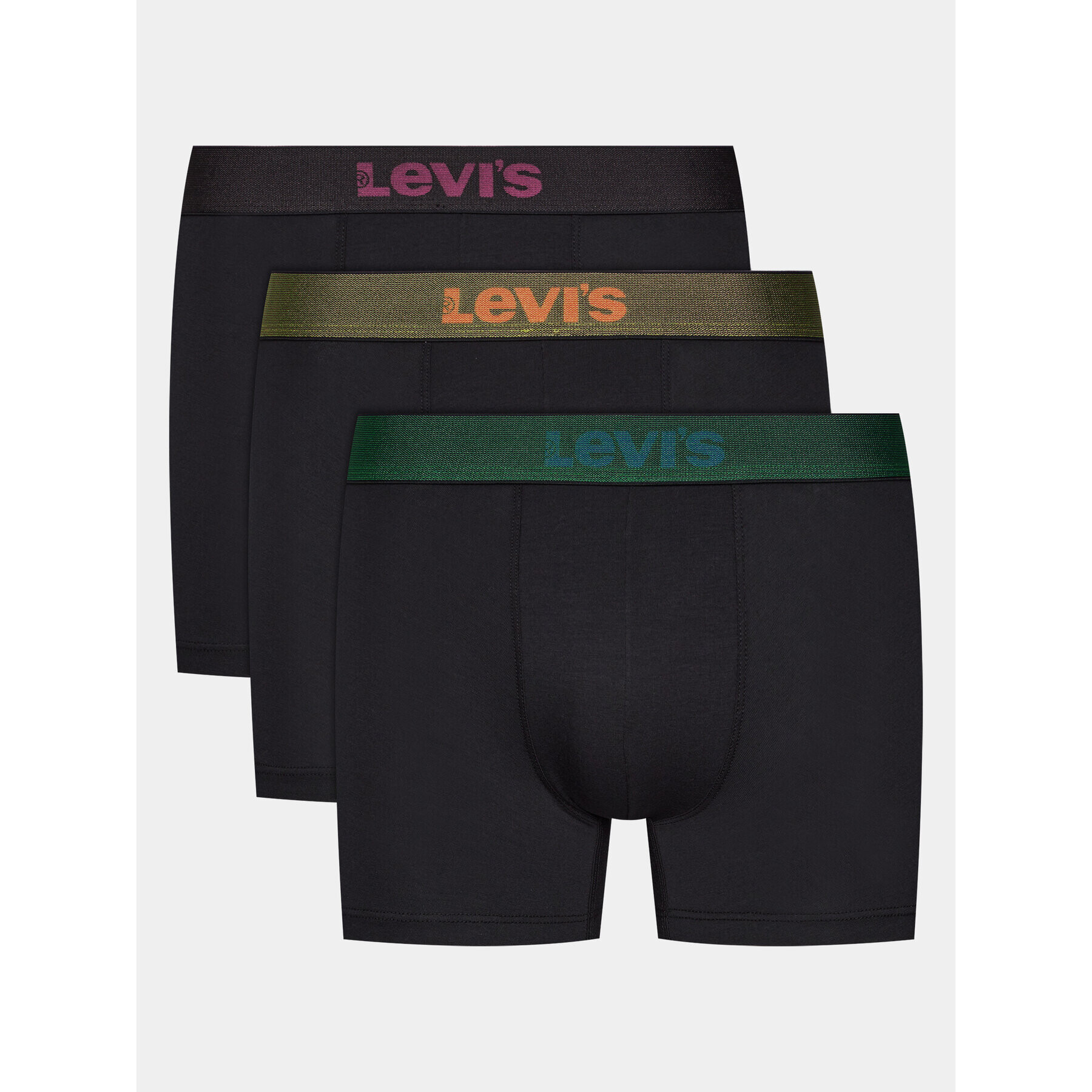 Levi's® Комплект 3 чифта боксерки 701224662 Черен - Pepit.bg