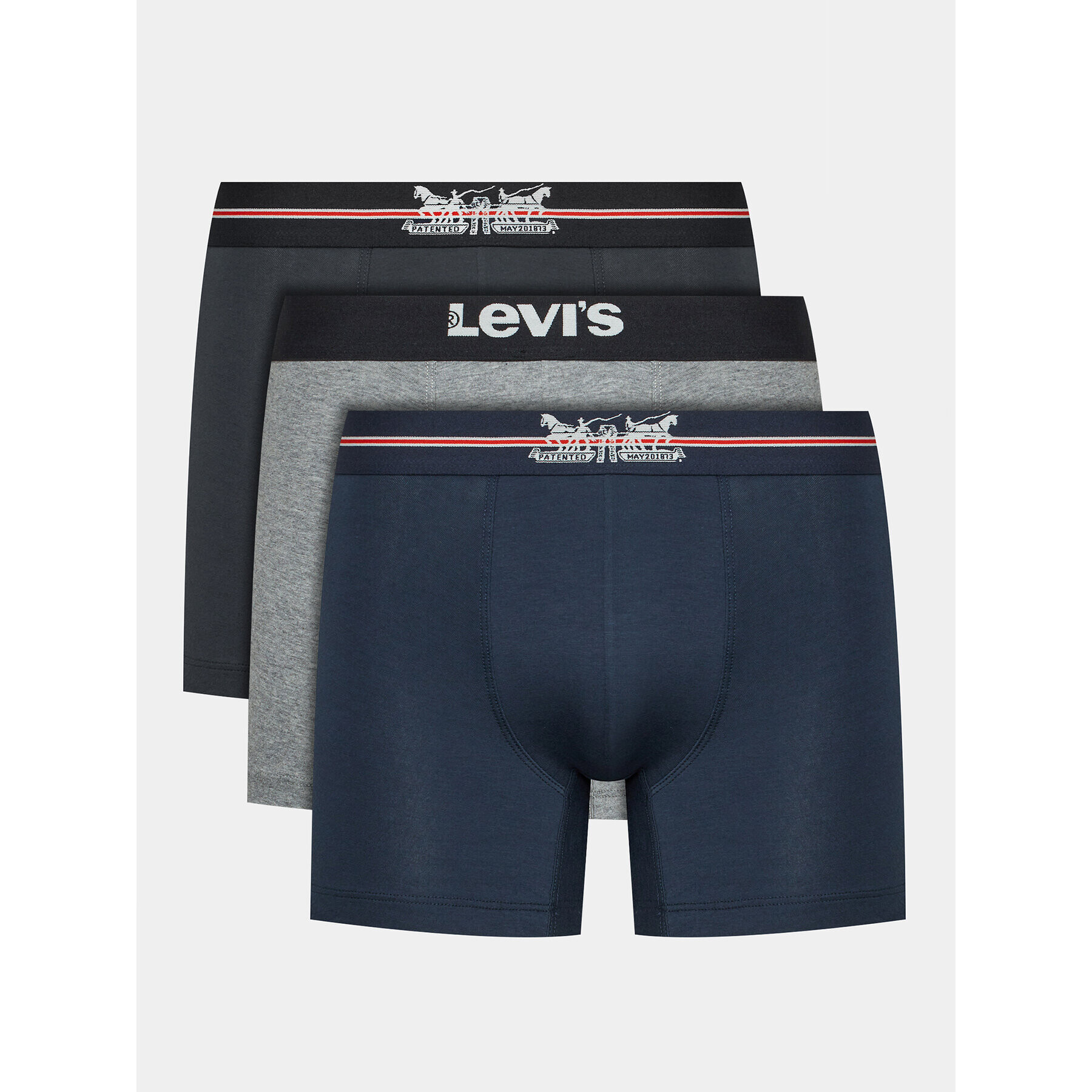 Levi's® Комплект 3 чифта боксерки 701224663 Цветен - Pepit.bg