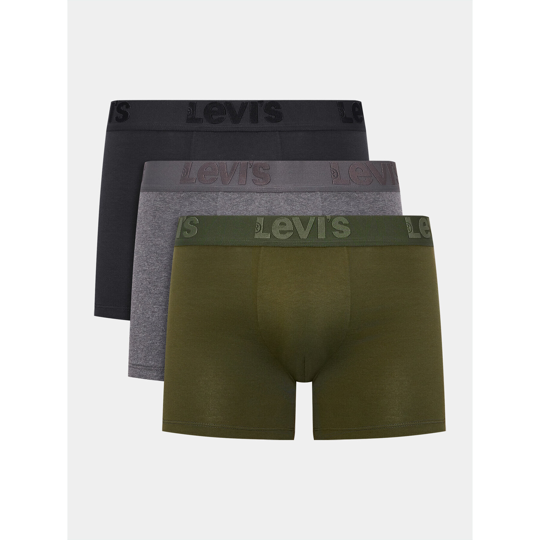 Levi's® Комплект 3 чифта боксерки 905045001 Сив - Pepit.bg