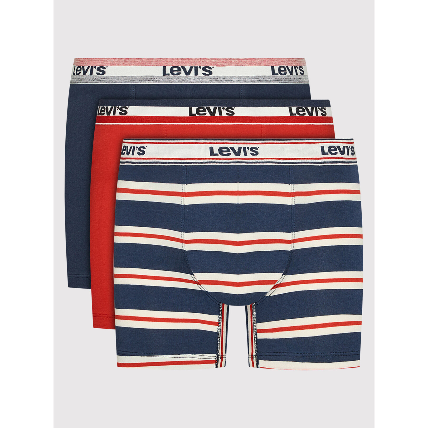 Levi's® Комплект 3 чифта боксерки Logo 701205104 Цветен - Pepit.bg