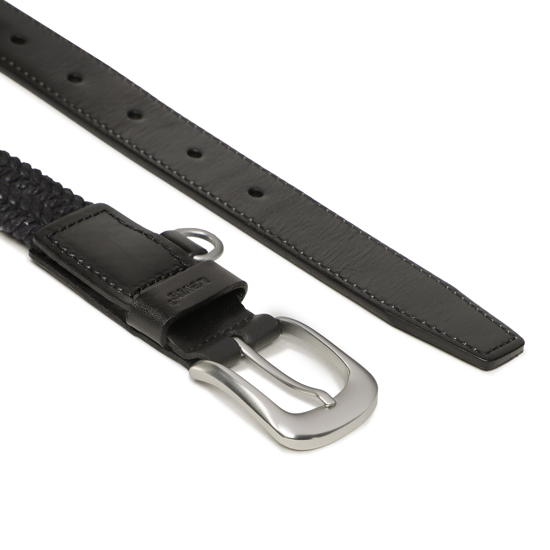 Levi's® Мъжки колан D7091-0001-59 Черен - Pepit.bg