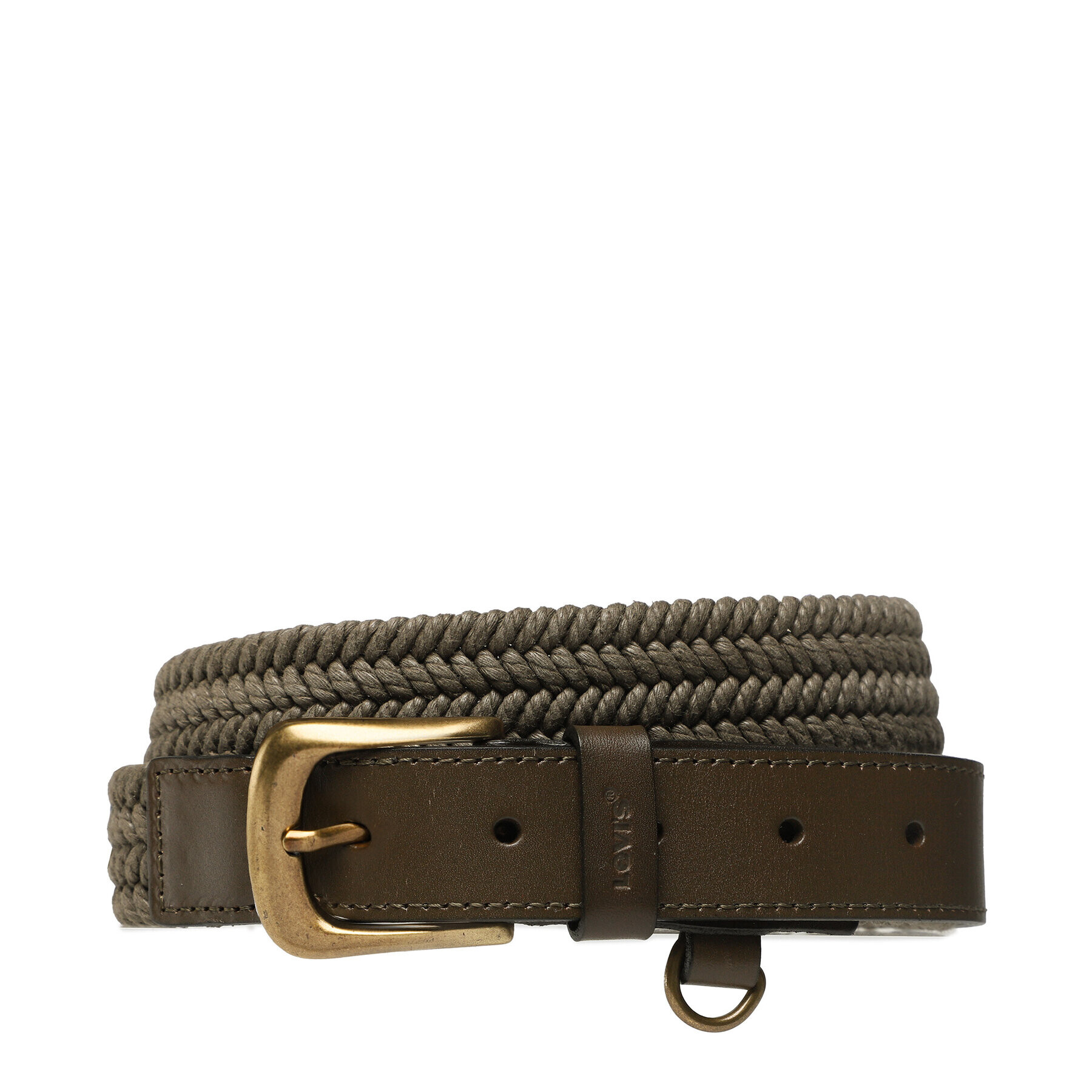 Levi's® Мъжки колан D7091-0002-93 Каки - Pepit.bg