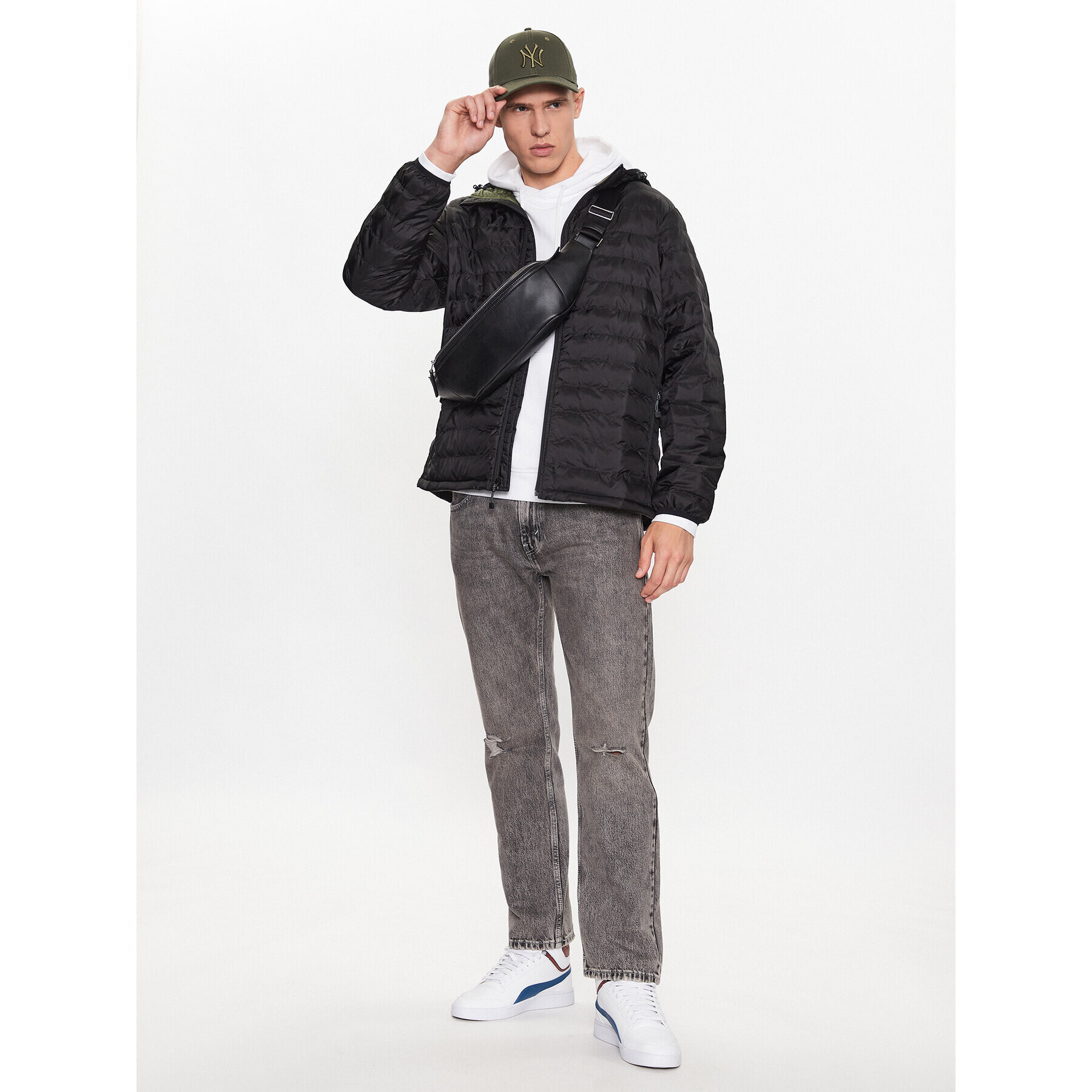 Levi's® Пухено яке Pierce A5622-0000 Черен Regular Fit - Pepit.bg
