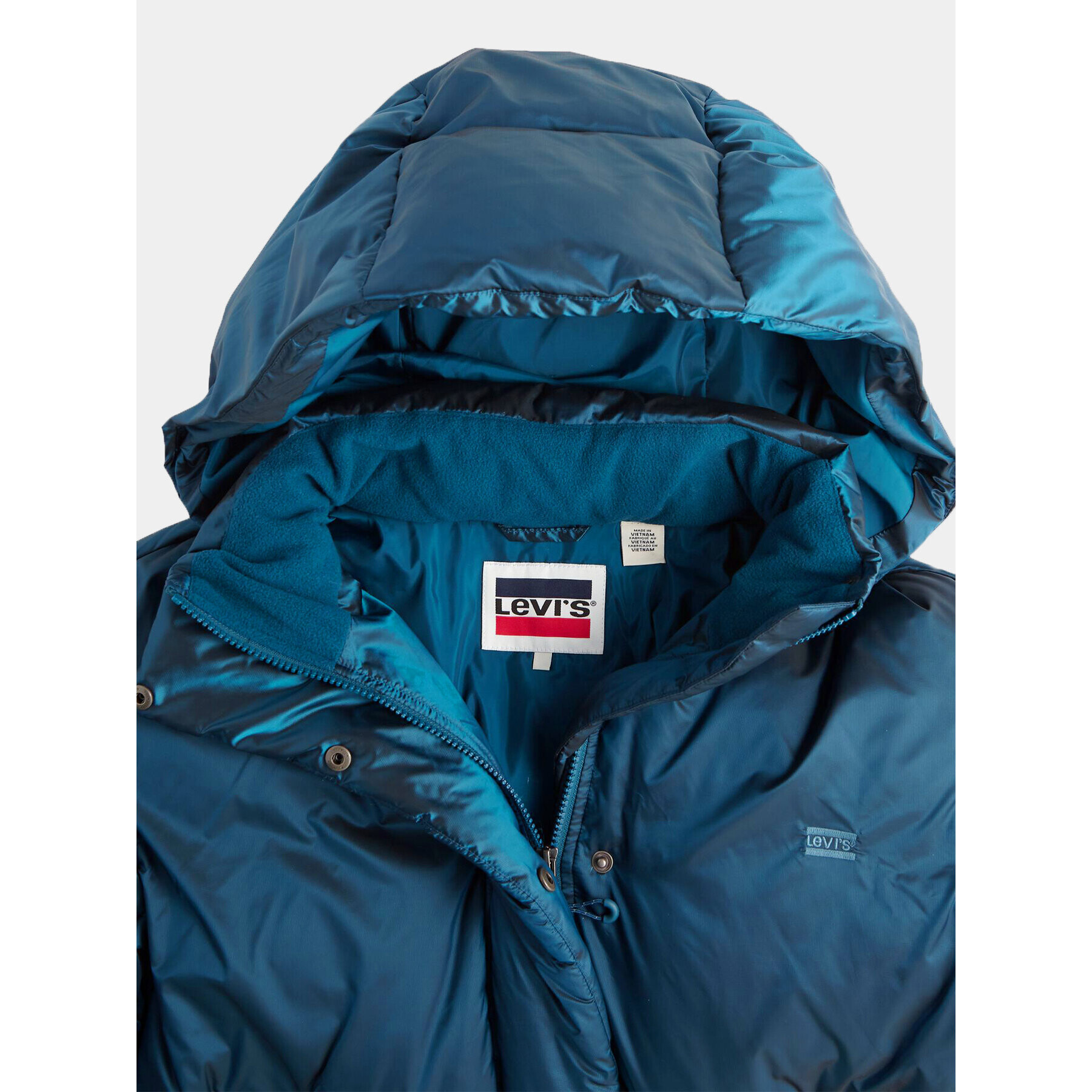 Levi's® Пухено яке Pillow Bubble A5880-0002 Син Regular Fit - Pepit.bg