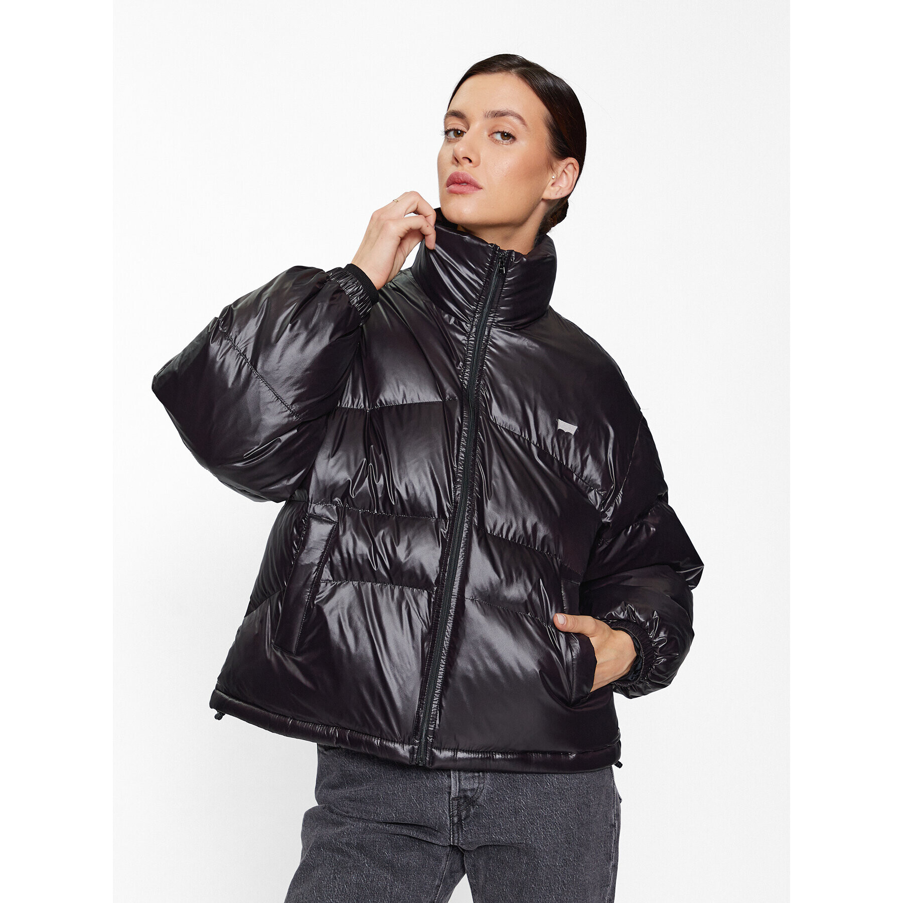 Levi's® Пухено яке Retro A5895-0000 Черен Regular Fit - Pepit.bg