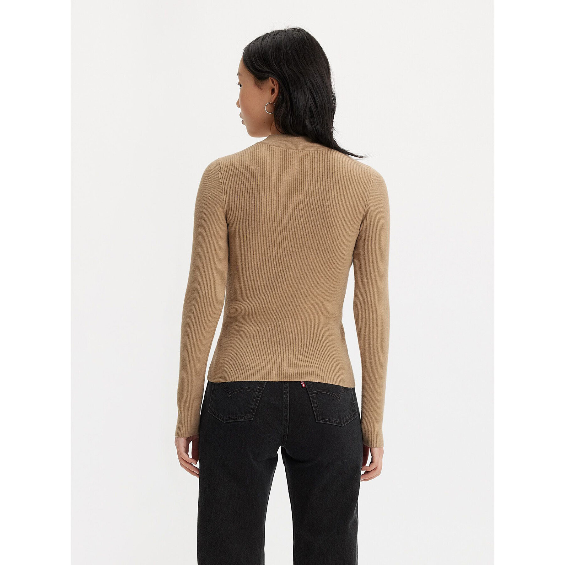 Levi's® Пуловер A0719-0017 Бежов Slim Fit - Pepit.bg