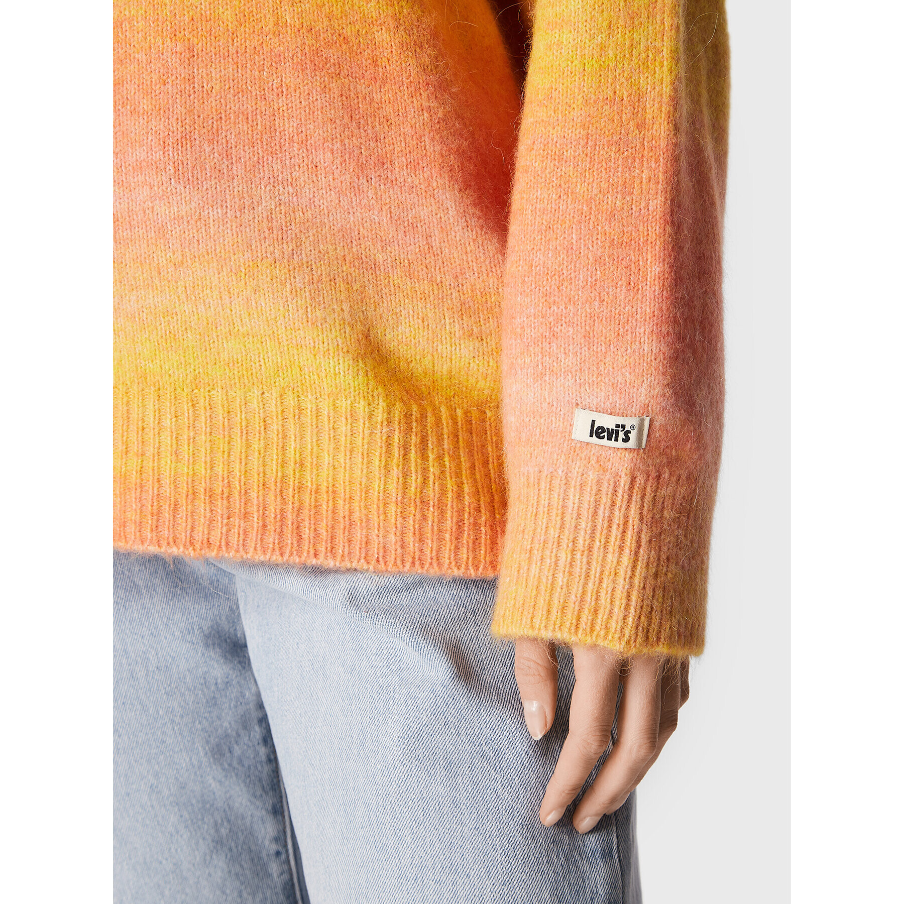 Levi's® Пуловер Cloud A3240-0005 Оранжев Oversize - Pepit.bg