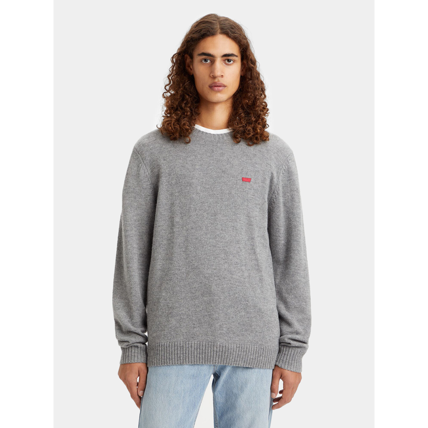 Levi's® Пуловер Original Housemark A4320-0000 Сив Standard Fit - Pepit.bg