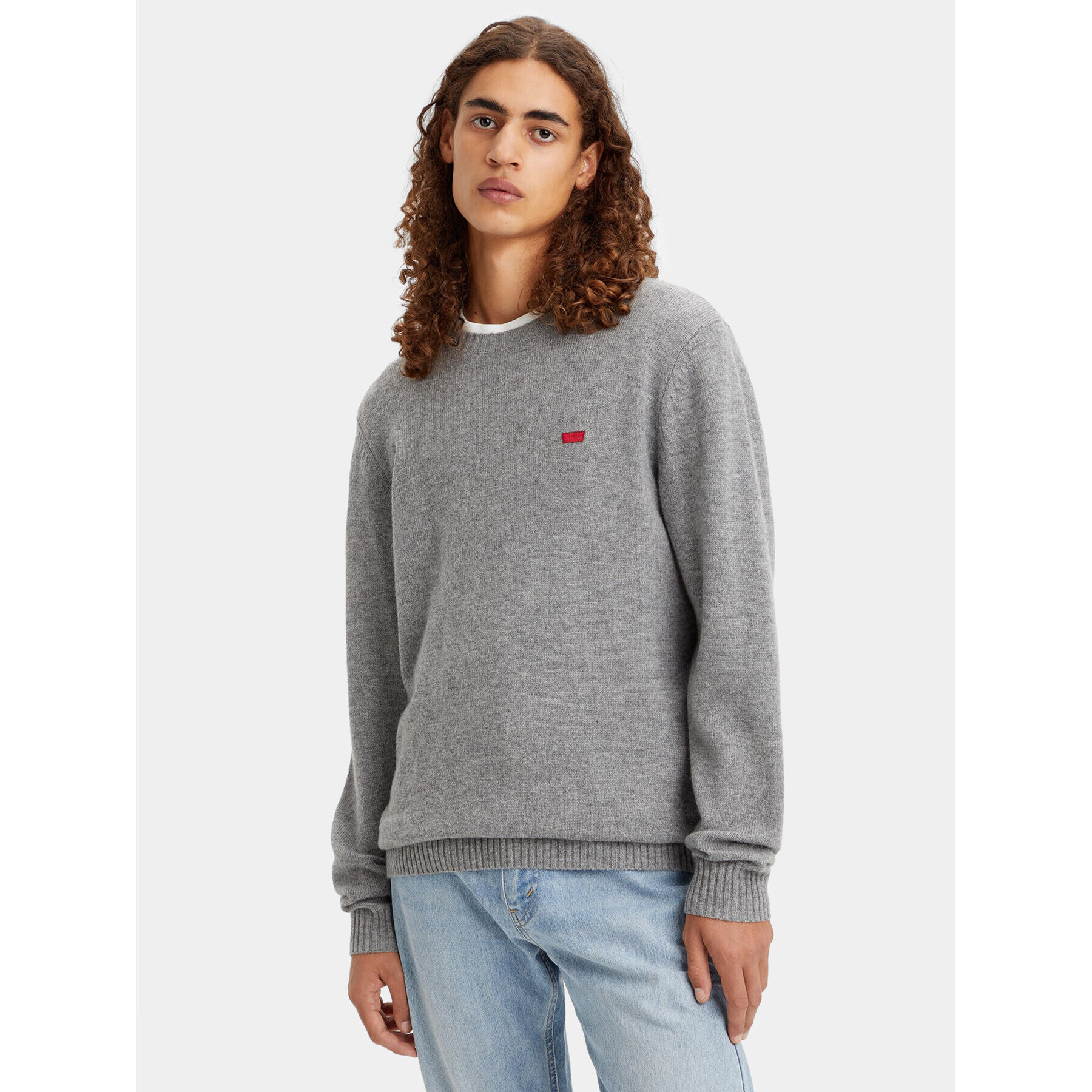 Levi's® Пуловер Original Housemark A4320-0000 Сив Standard Fit - Pepit.bg
