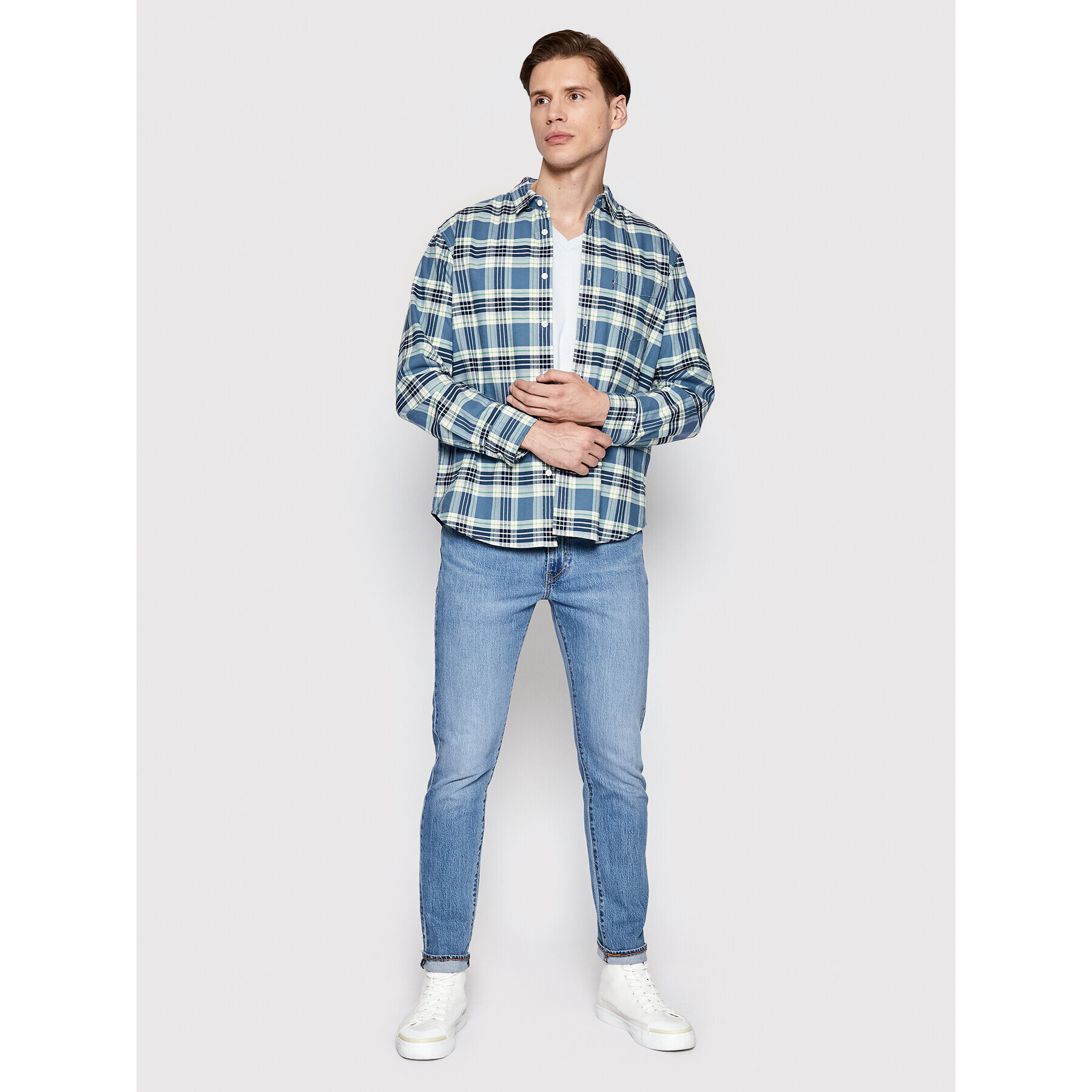 Levi's® Риза 85748-0128 Син Regular Fit - Pepit.bg