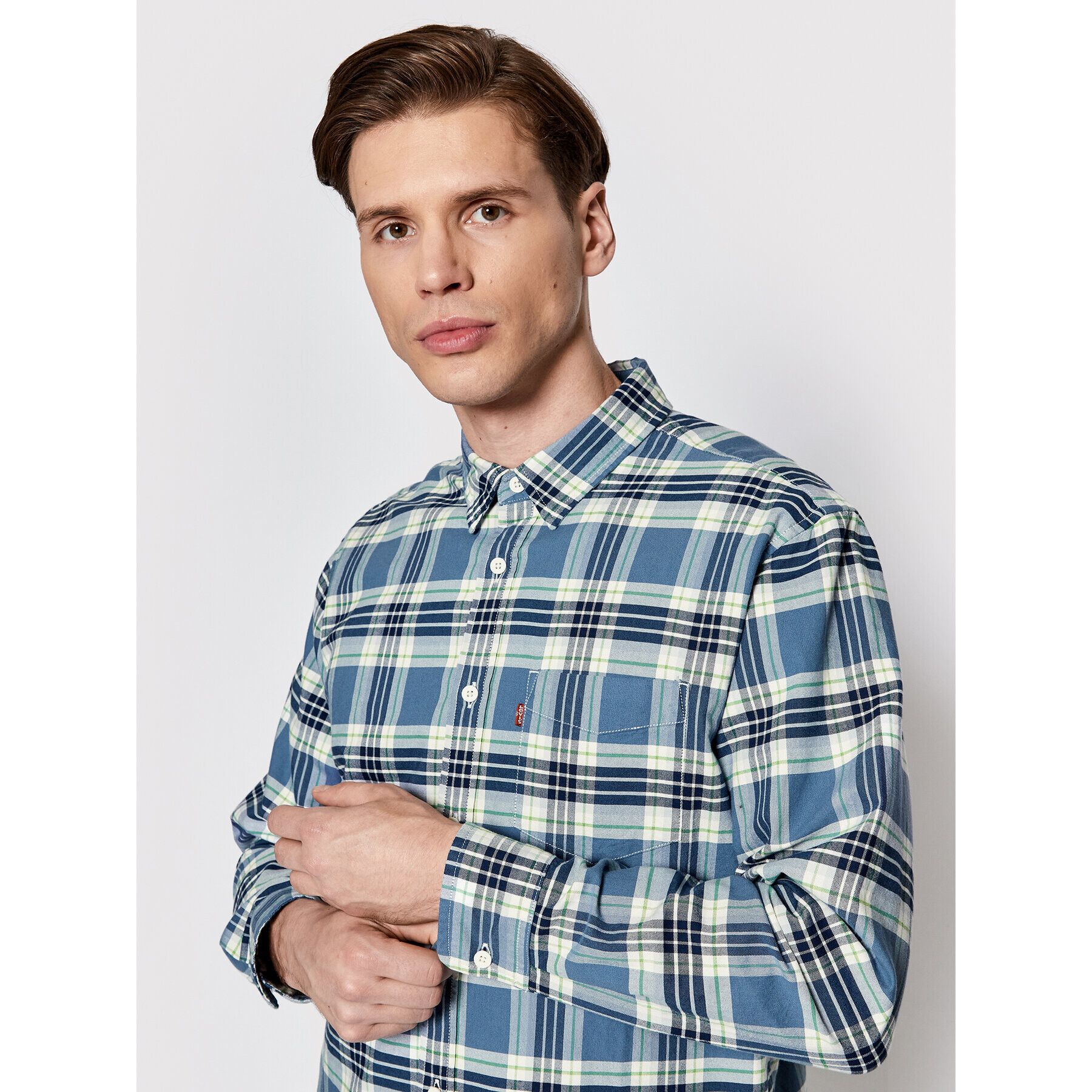 Levi's® Риза 85748-0128 Син Regular Fit - Pepit.bg