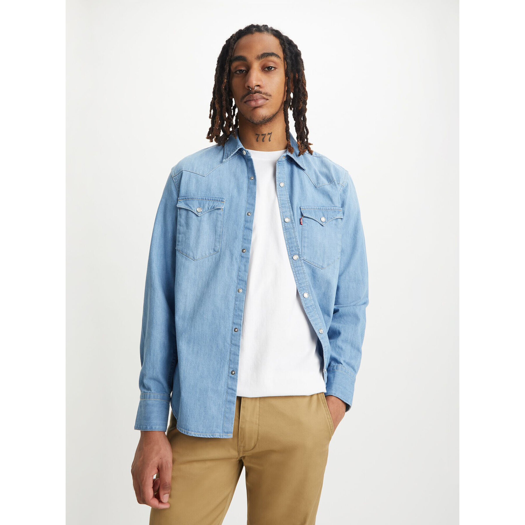 Levi's® Риза Barstow 857440047 Син Regular Fit - Pepit.bg