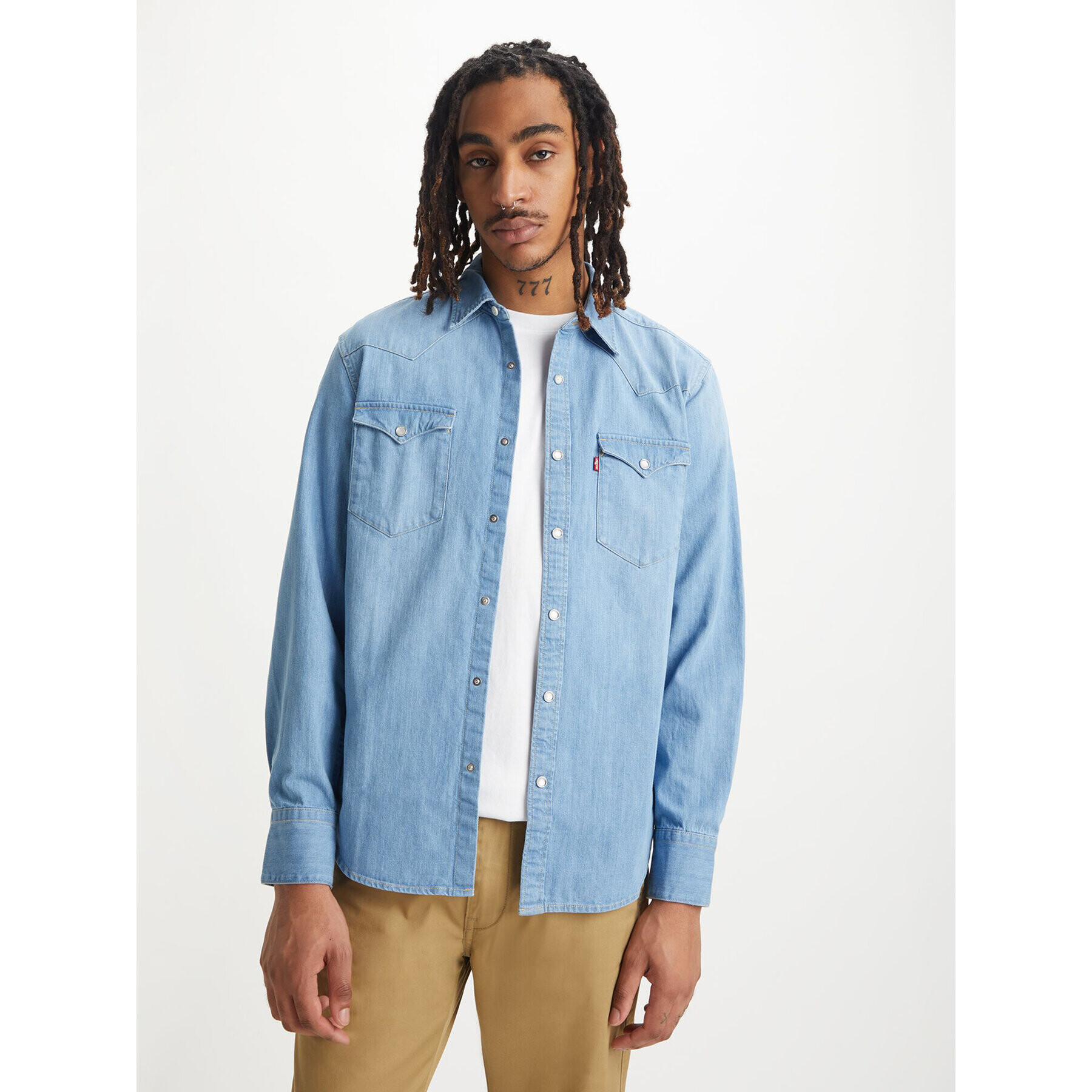 Levi's® Риза Barstow 857440047 Син Regular Fit - Pepit.bg