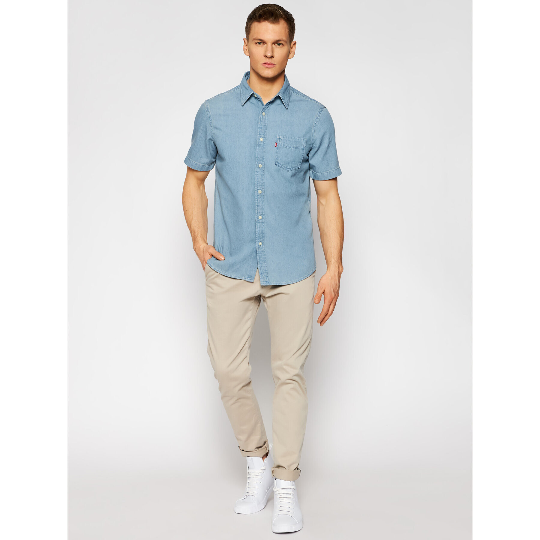 Levi's® Риза Classic Standard 86627-0039 Син Standard Fit - Pepit.bg