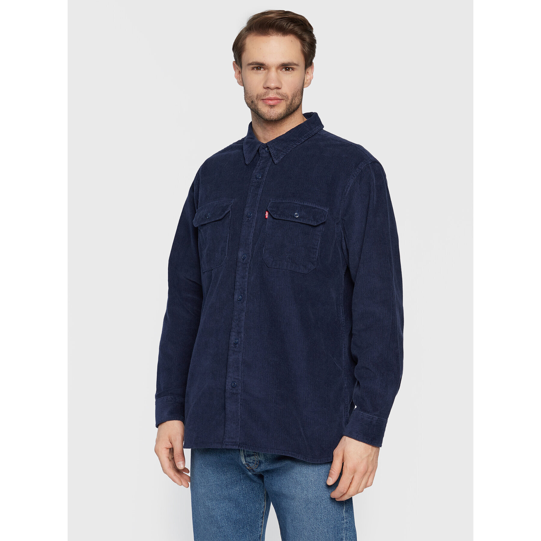 Levi's® Риза Classic Worker 19587-0226 Тъмносин Relaxed Fit - Pepit.bg