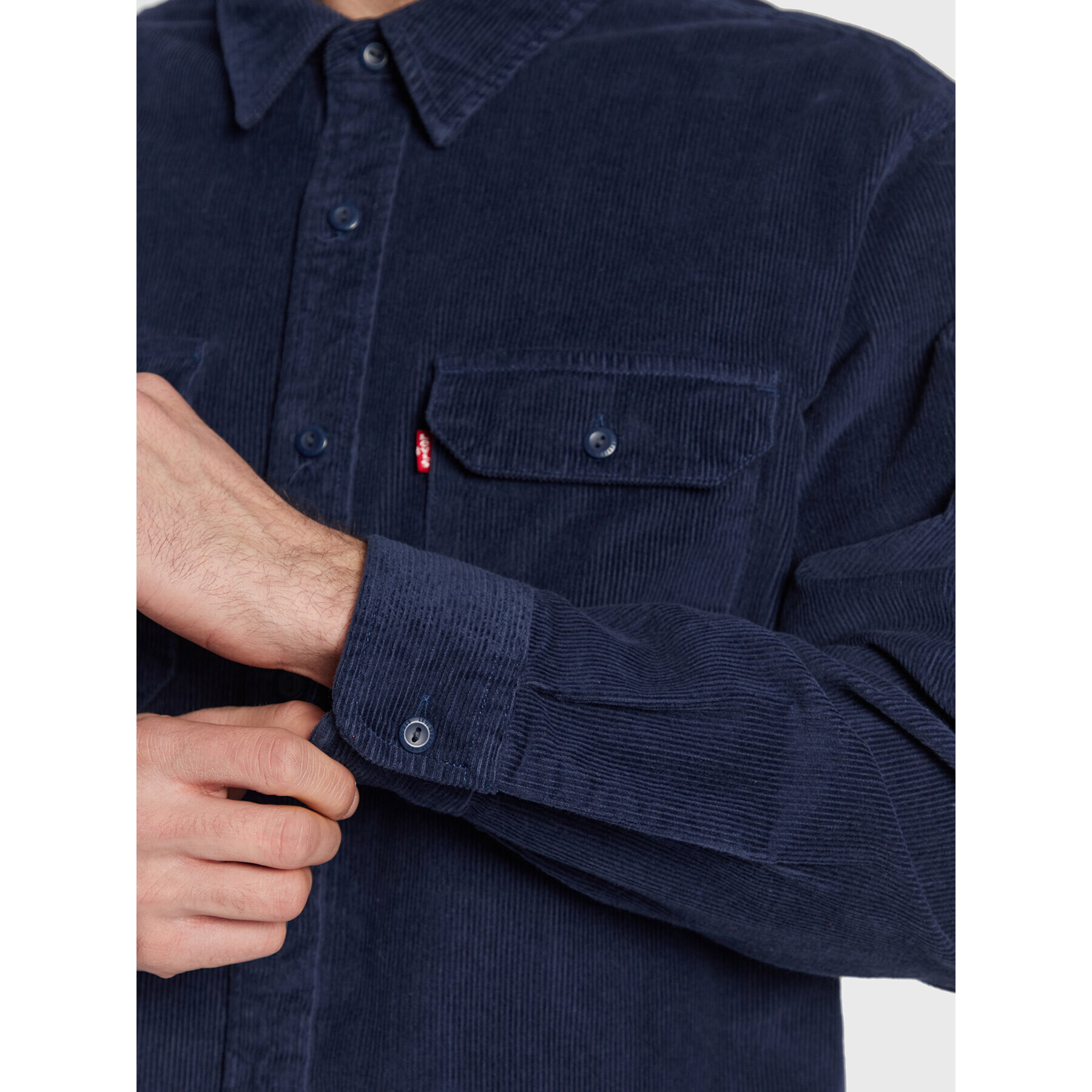 Levi's® Риза Classic Worker 19587-0226 Тъмносин Relaxed Fit - Pepit.bg