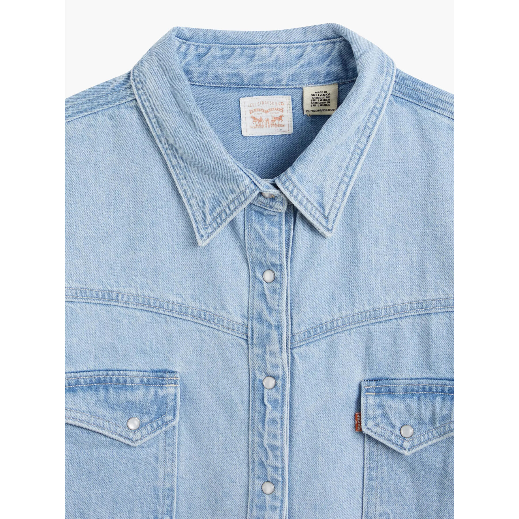 Levi's® Риза Dorsey A34420000 Син Oversize - Pepit.bg