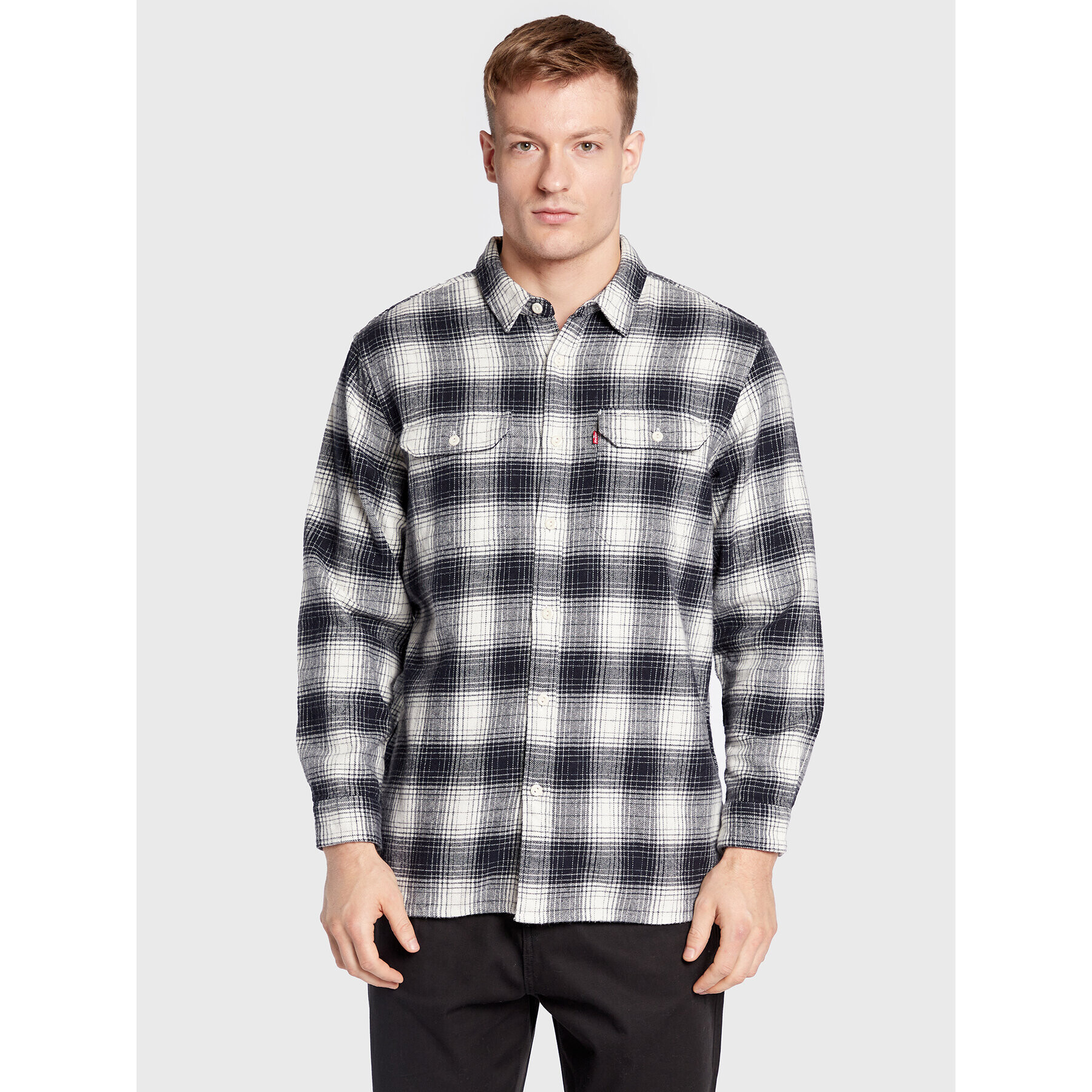 Levi's® Риза Jackson Worker 19573-0171 Сив Relaxed Fit - Pepit.bg