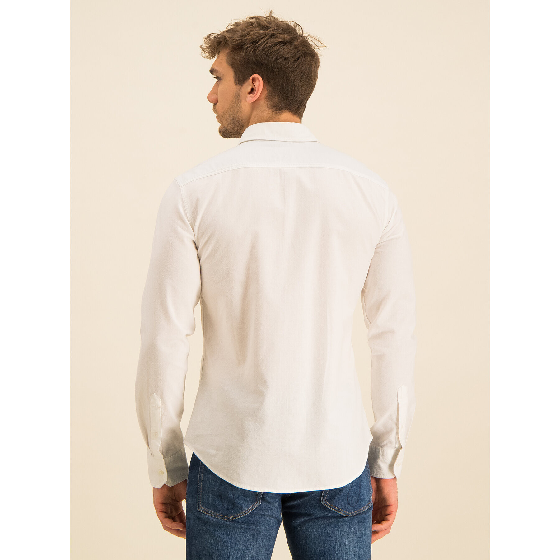 Levi's® Риза Long Sleeved Shirt 86625-0002 Бял Slim Fit - Pepit.bg