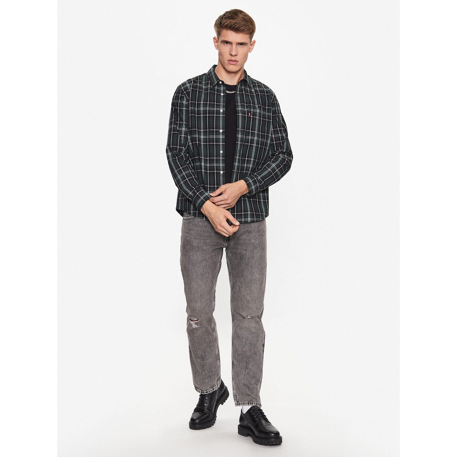 Levi's® Риза Sunset 85746-0132 Зелен Standard Fit - Pepit.bg
