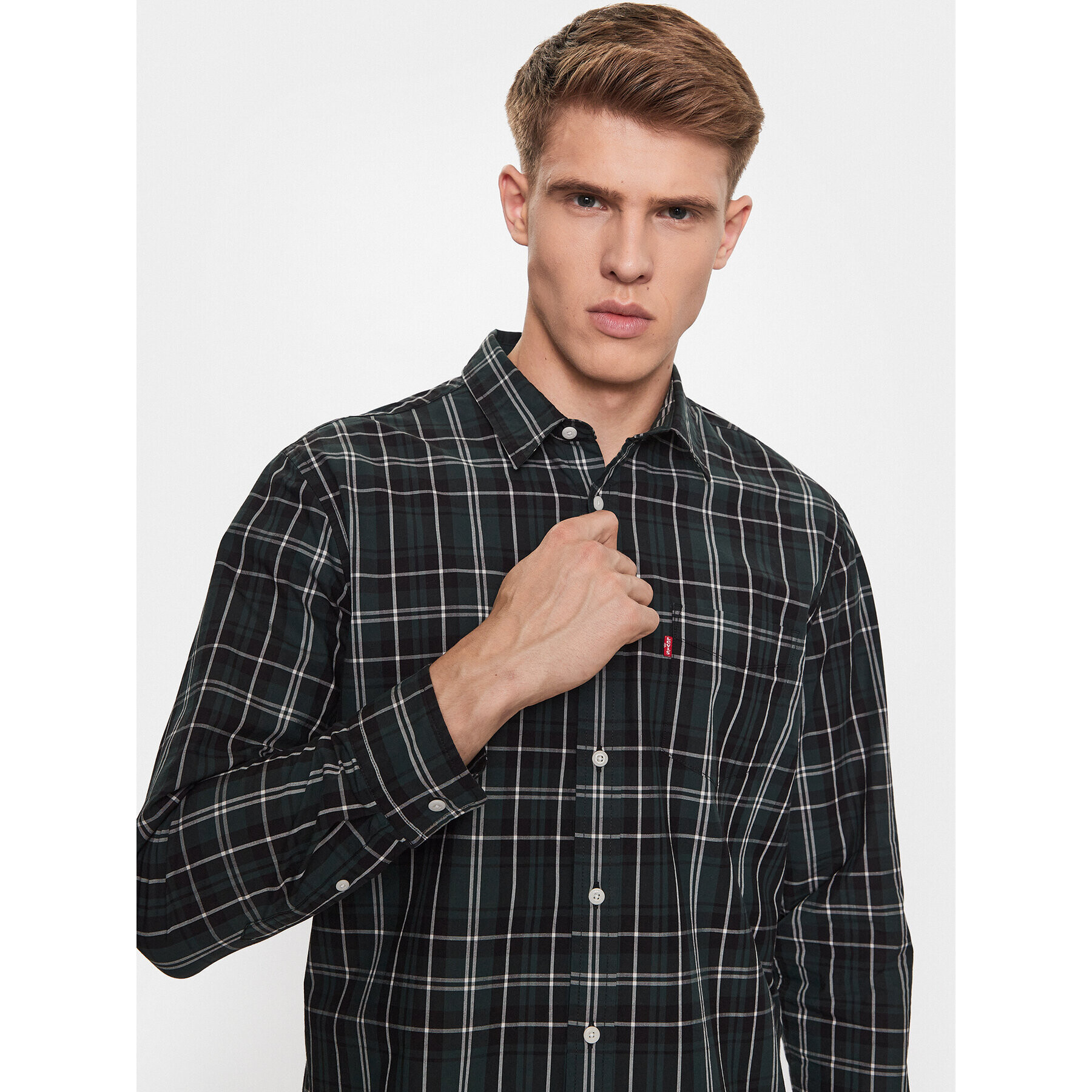 Levi's® Риза Sunset 85746-0132 Зелен Standard Fit - Pepit.bg