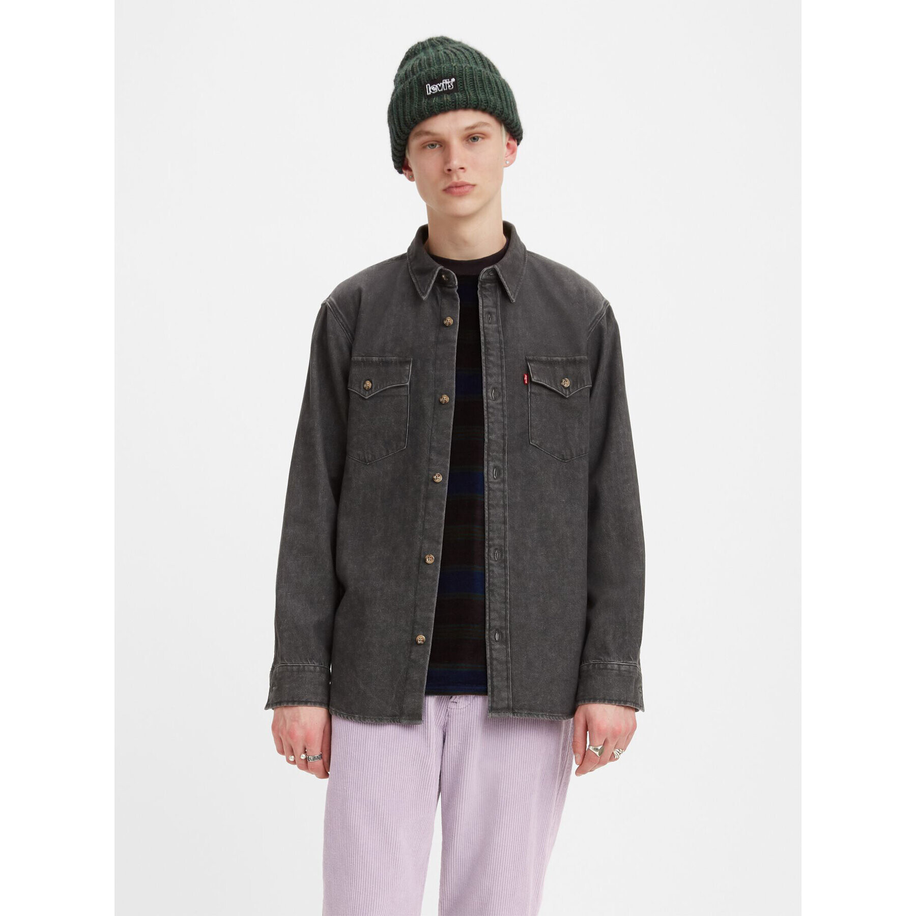 Levi's® Риза Western A19190016 Черен Loose Fit - Pepit.bg