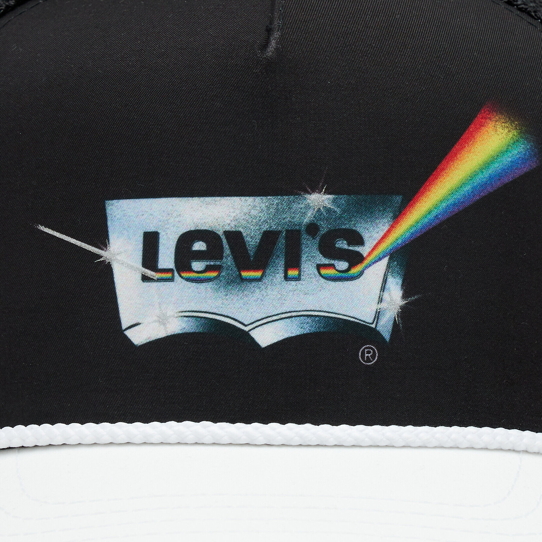 Levi's® Шапка с козирка D7706-0001-51 Бял - Pepit.bg