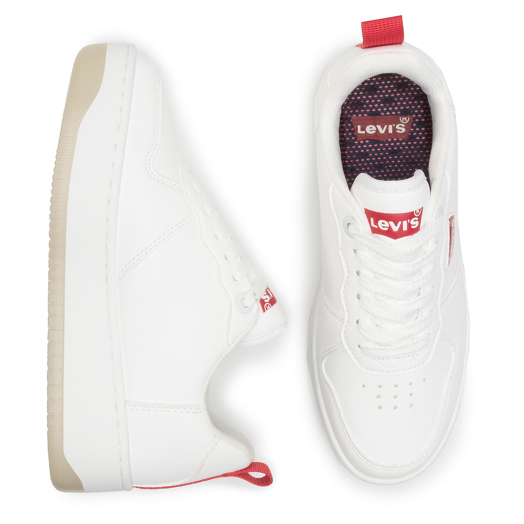 Levi's® Сникърси VQUE0011S Бял - Pepit.bg